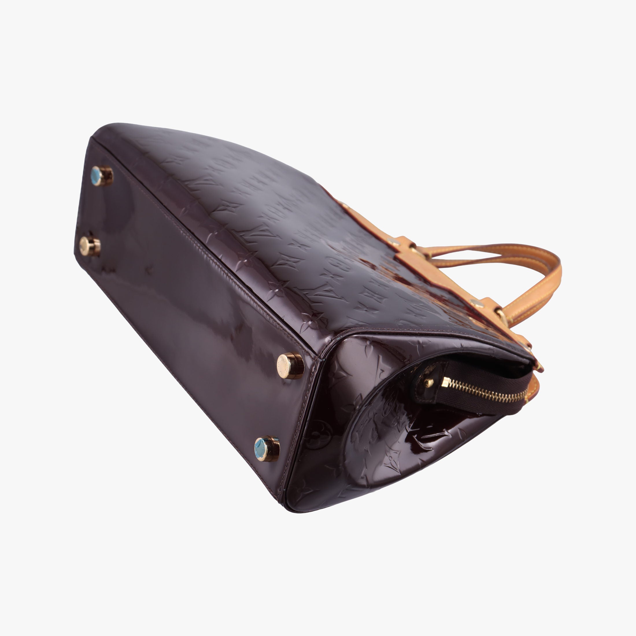 Pre-owned Louis Vuitton Brea MM AMARANTE Vernis M91619 shoulderbag | stylenewstar