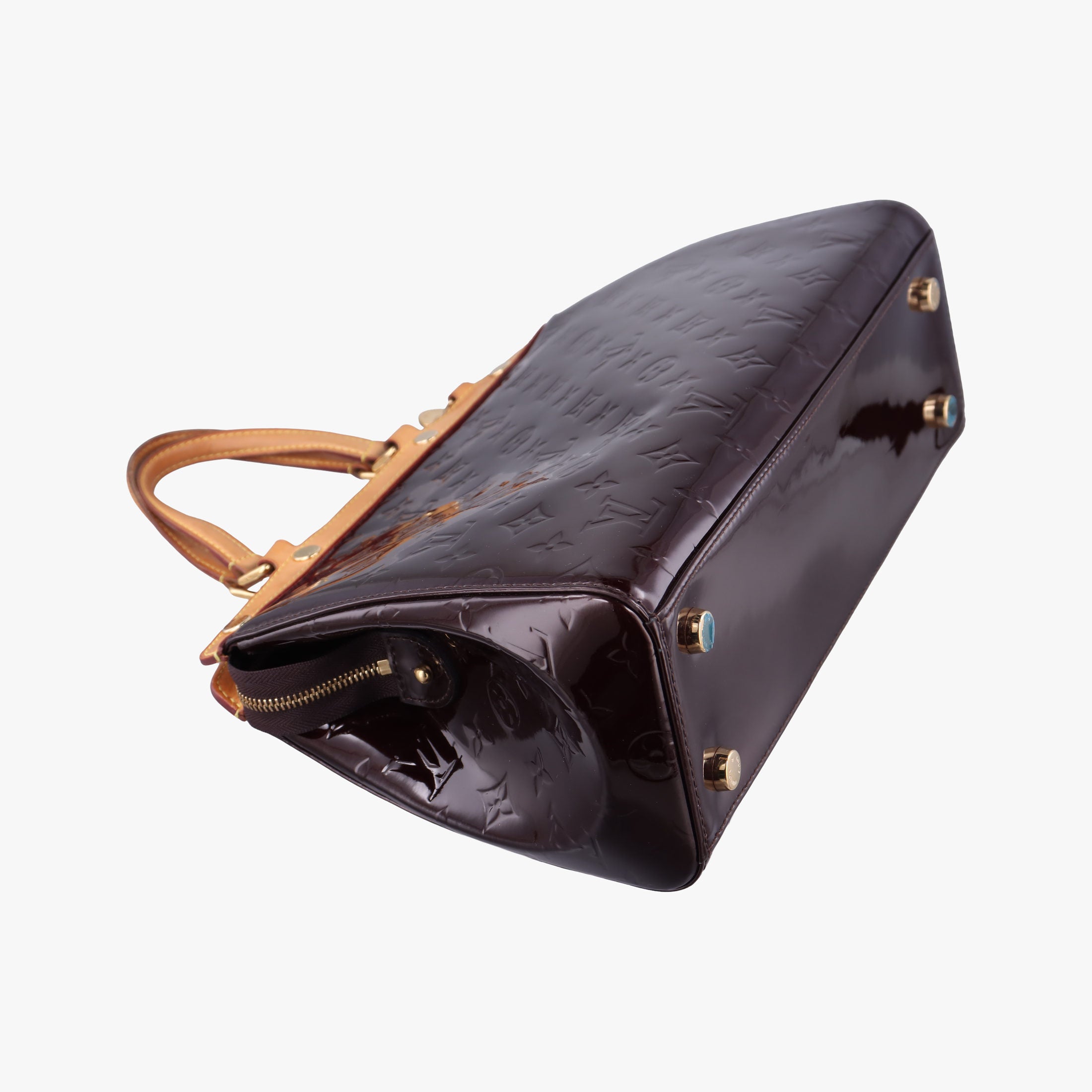 Pre-owned Louis Vuitton Brea MM AMARANTE Vernis M91619 shoulderbag | stylenewstar
