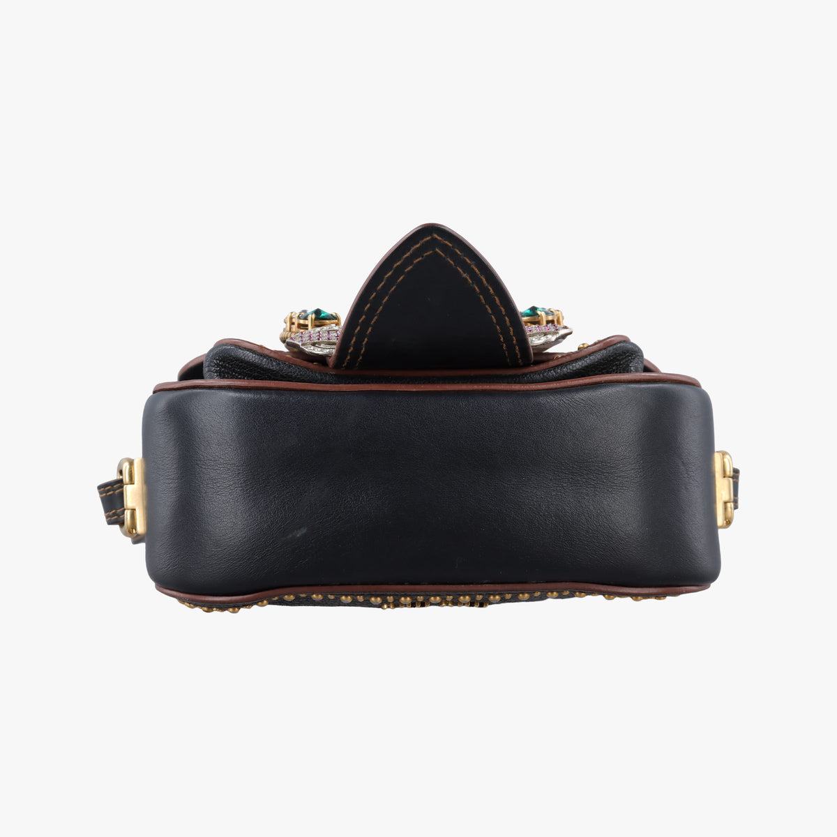 Pre-owned Miu Miu Miu Lady Black Leather  shoulderbag | stylenewstar