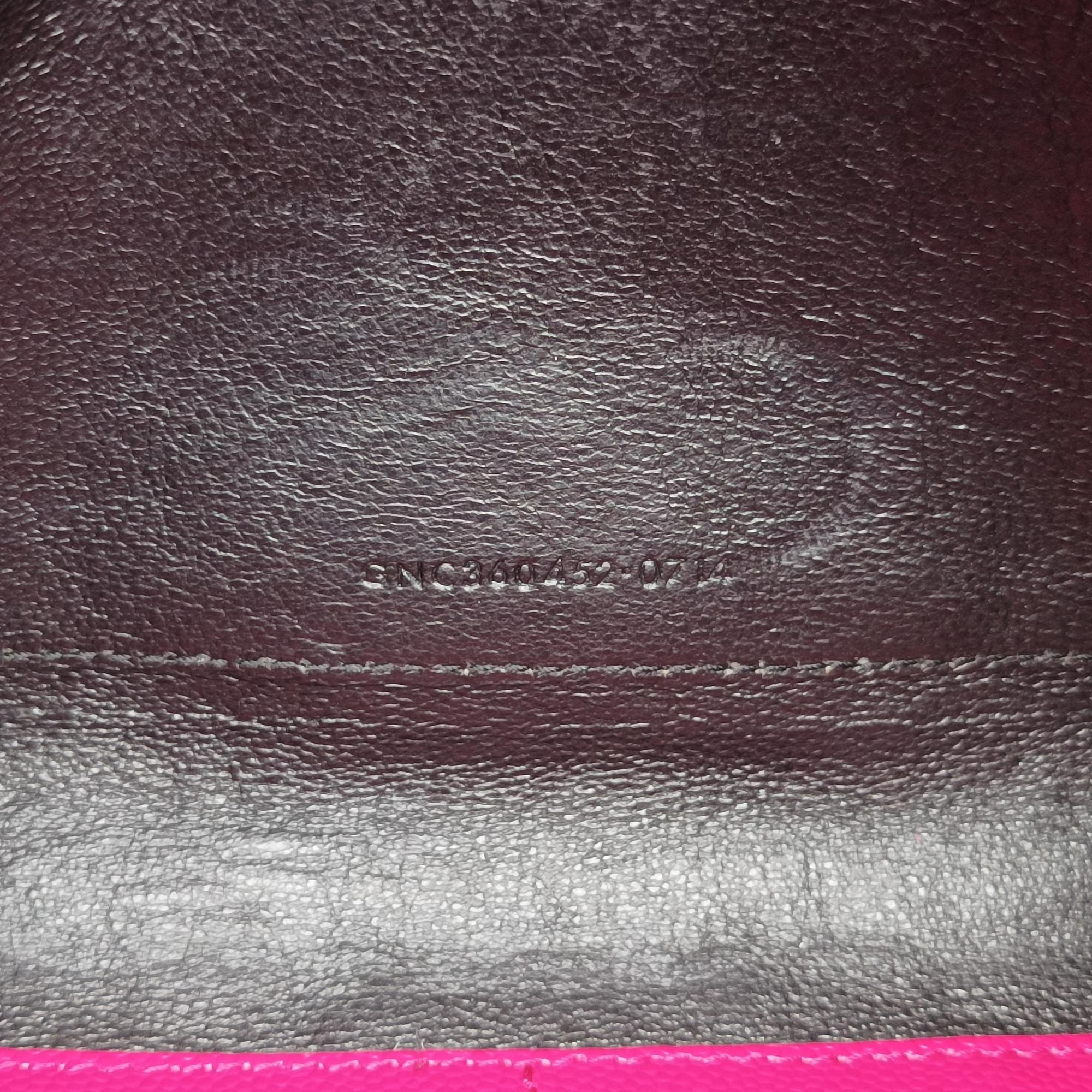 Pre-owned Yves Saint Laurent MONOGRAM Rose Leather 360452 shoulderbag | stylenewstar