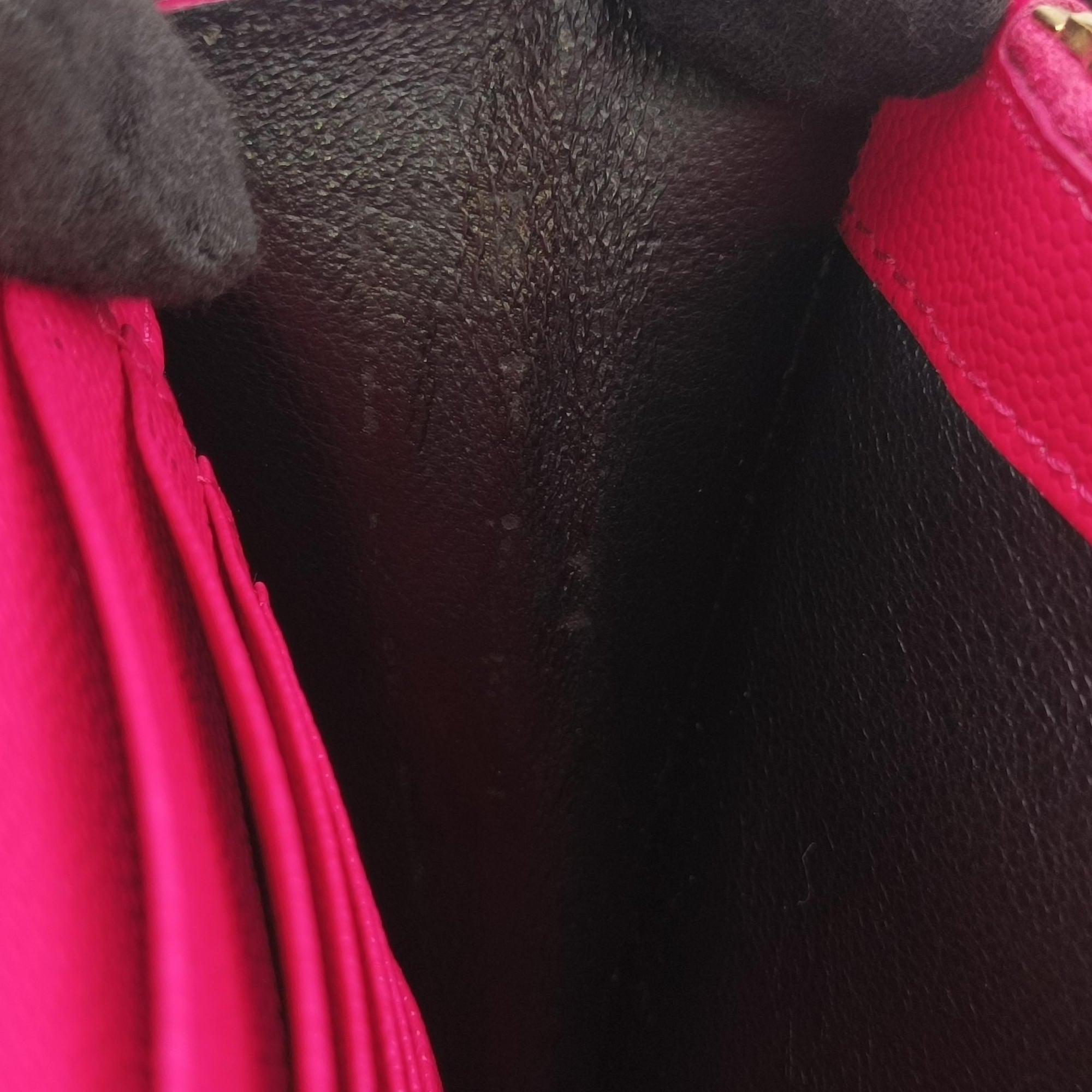 Pre-owned Yves Saint Laurent MONOGRAM Rose Leather 360452 shoulderbag | stylenewstar