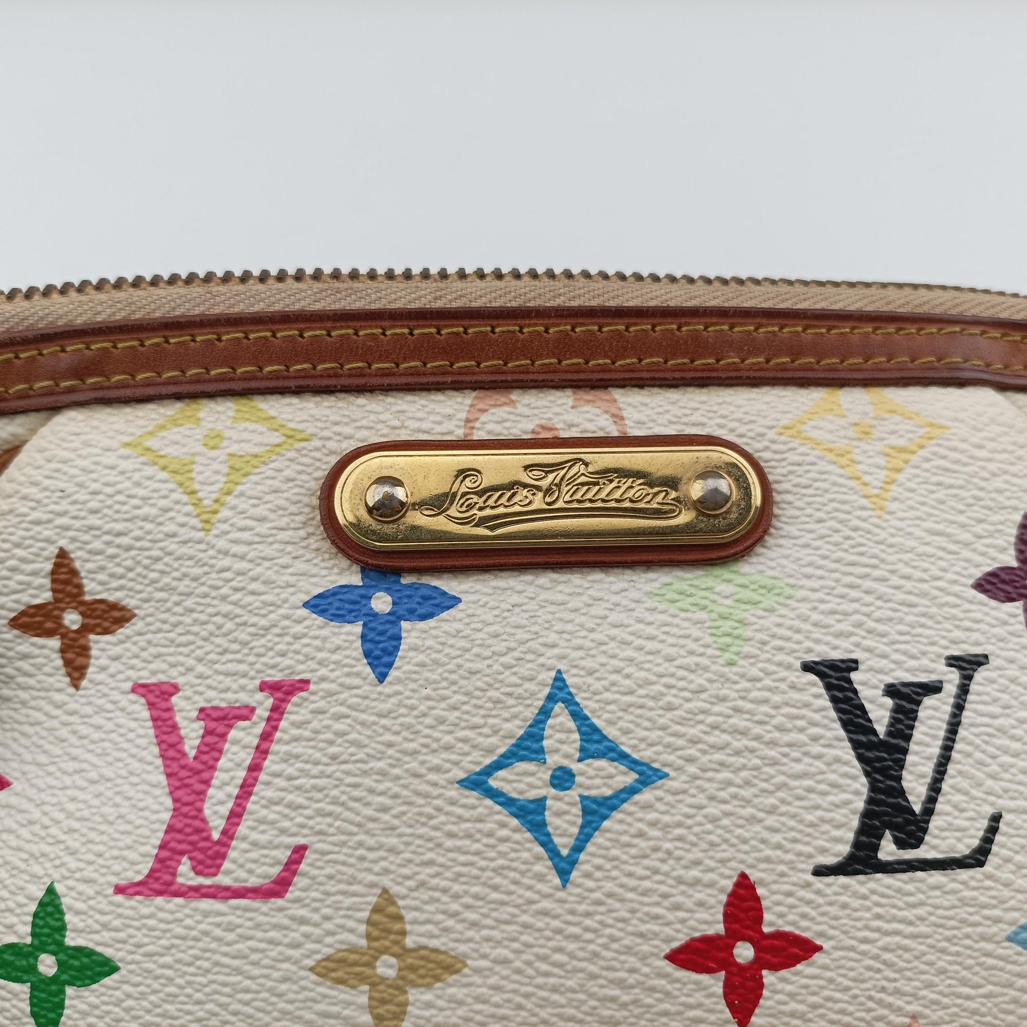 Pre-owned Louis Vuitton Pochette Mira MM Pouch white Monogram Multicolor M60096 shoulderbag | stylenewstar
