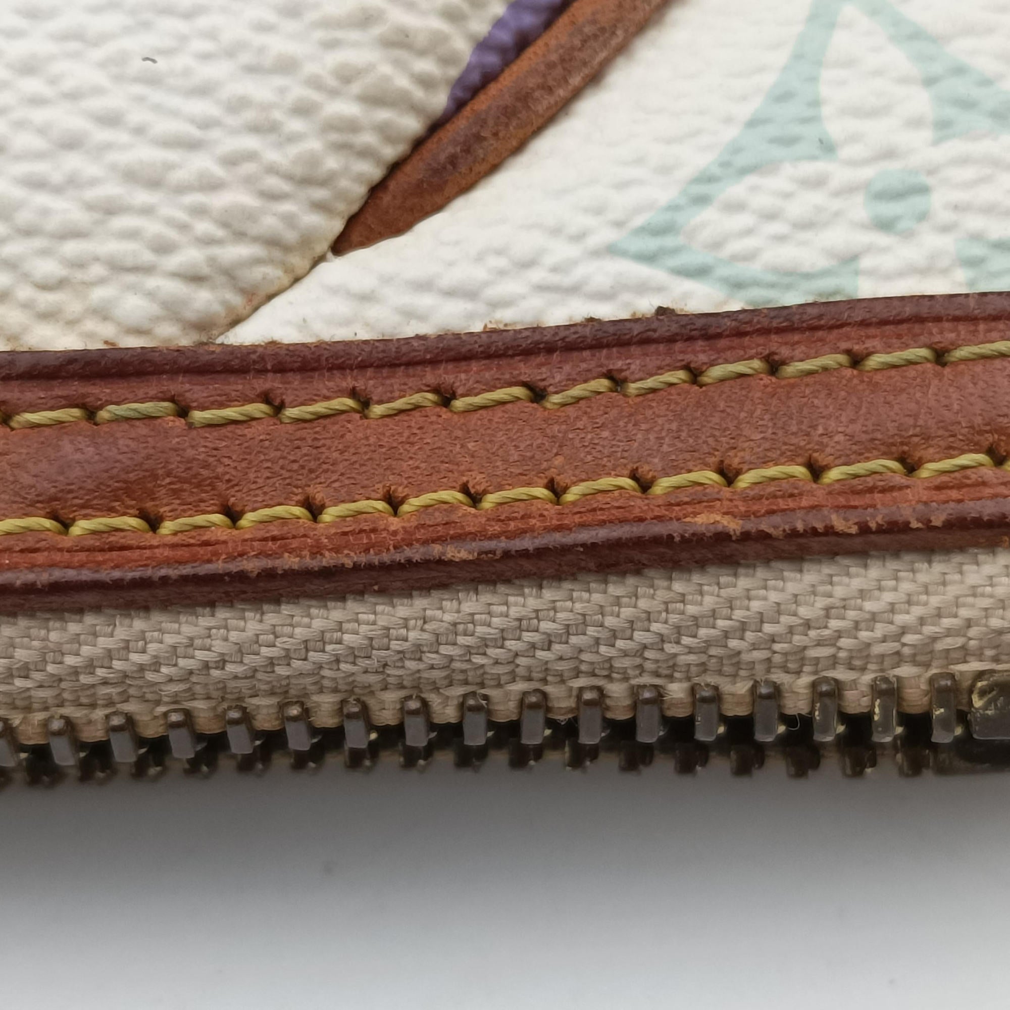 Pre-owned Louis Vuitton Pochette Mira MM Pouch white Monogram Multicolor M60096 shoulderbag | stylenewstar