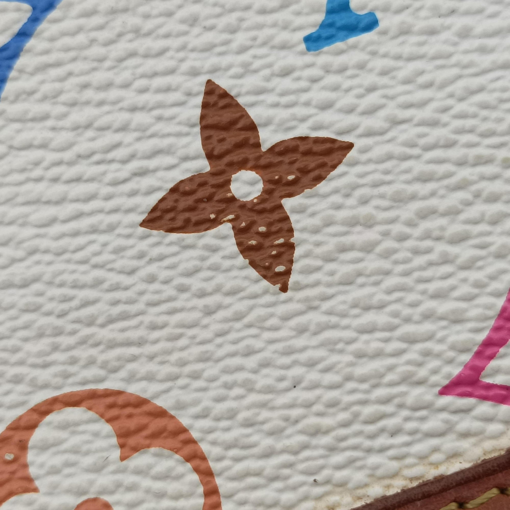 Pre-owned Louis Vuitton Pochette Mira MM Pouch white Monogram Multicolor M60096 shoulderbag | stylenewstar