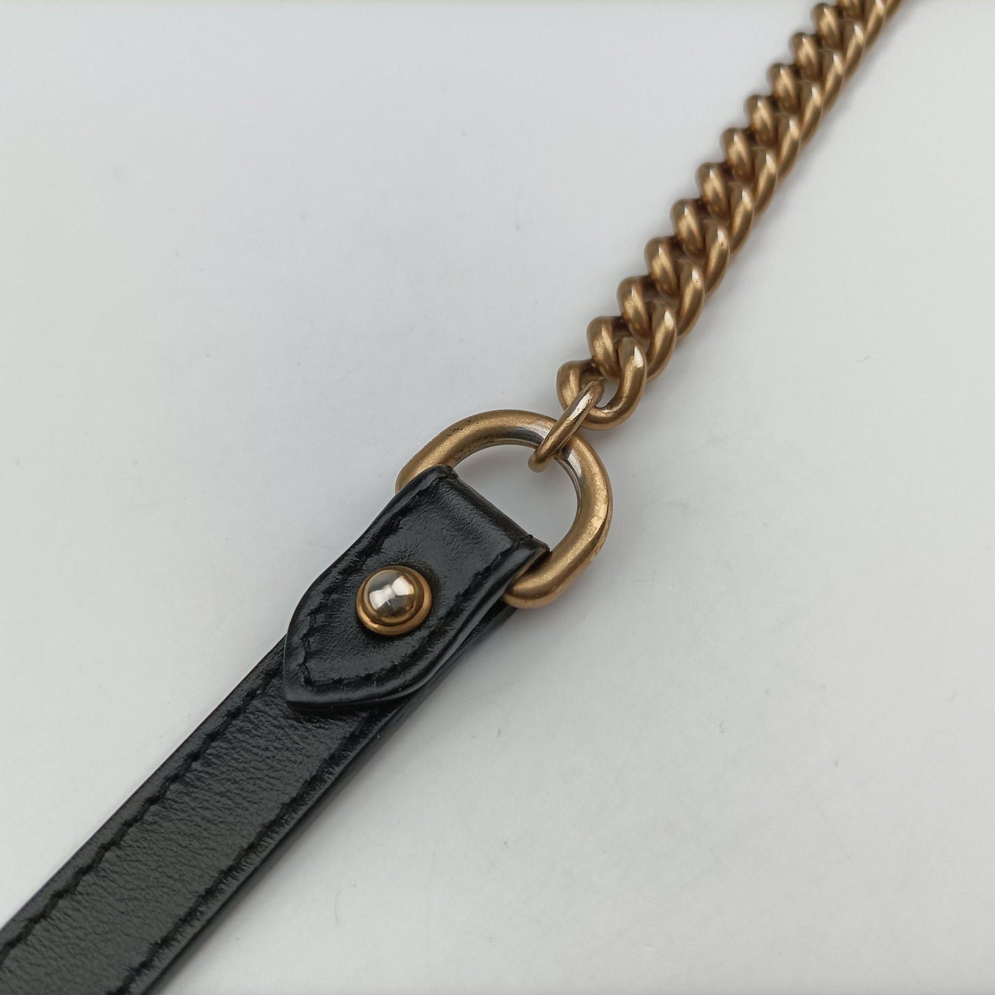 Vintage Gucci GG Marmont Black Leather 448065 shoulderbag | stylenewstar