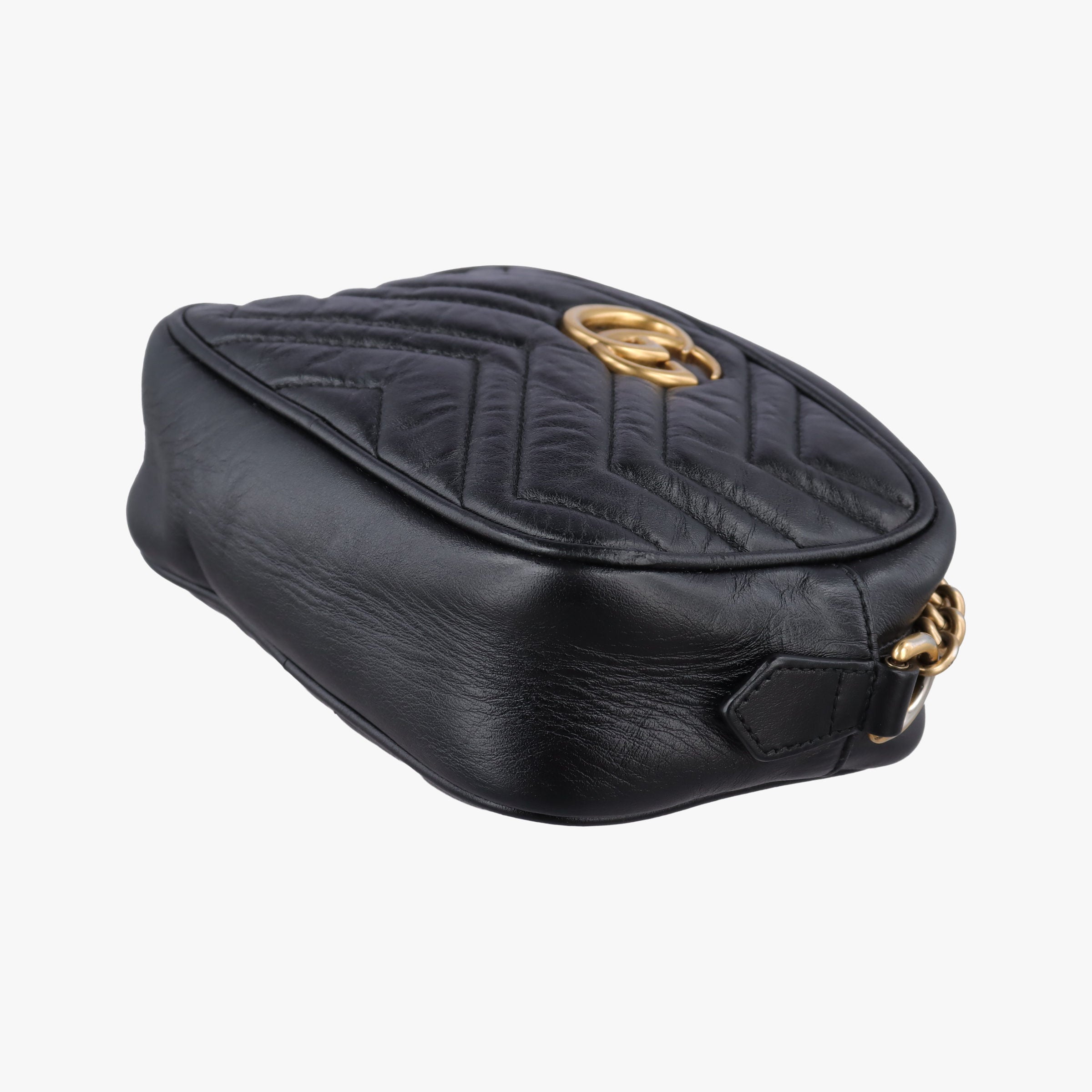 Vintage Gucci GG Marmont Black Leather 448065 shoulderbag | stylenewstar