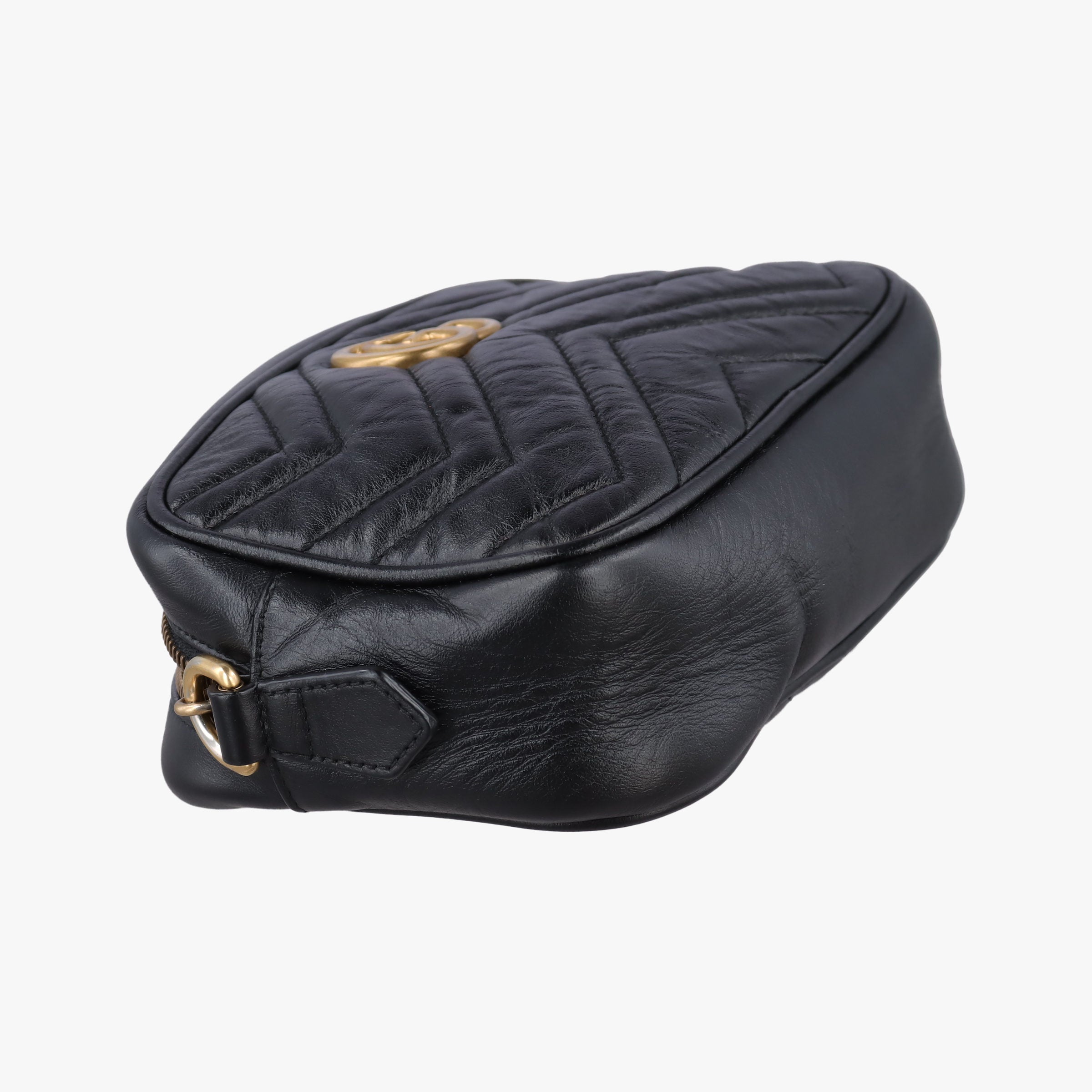 Vintage Gucci GG Marmont Black Leather 448065 shoulderbag | stylenewstar
