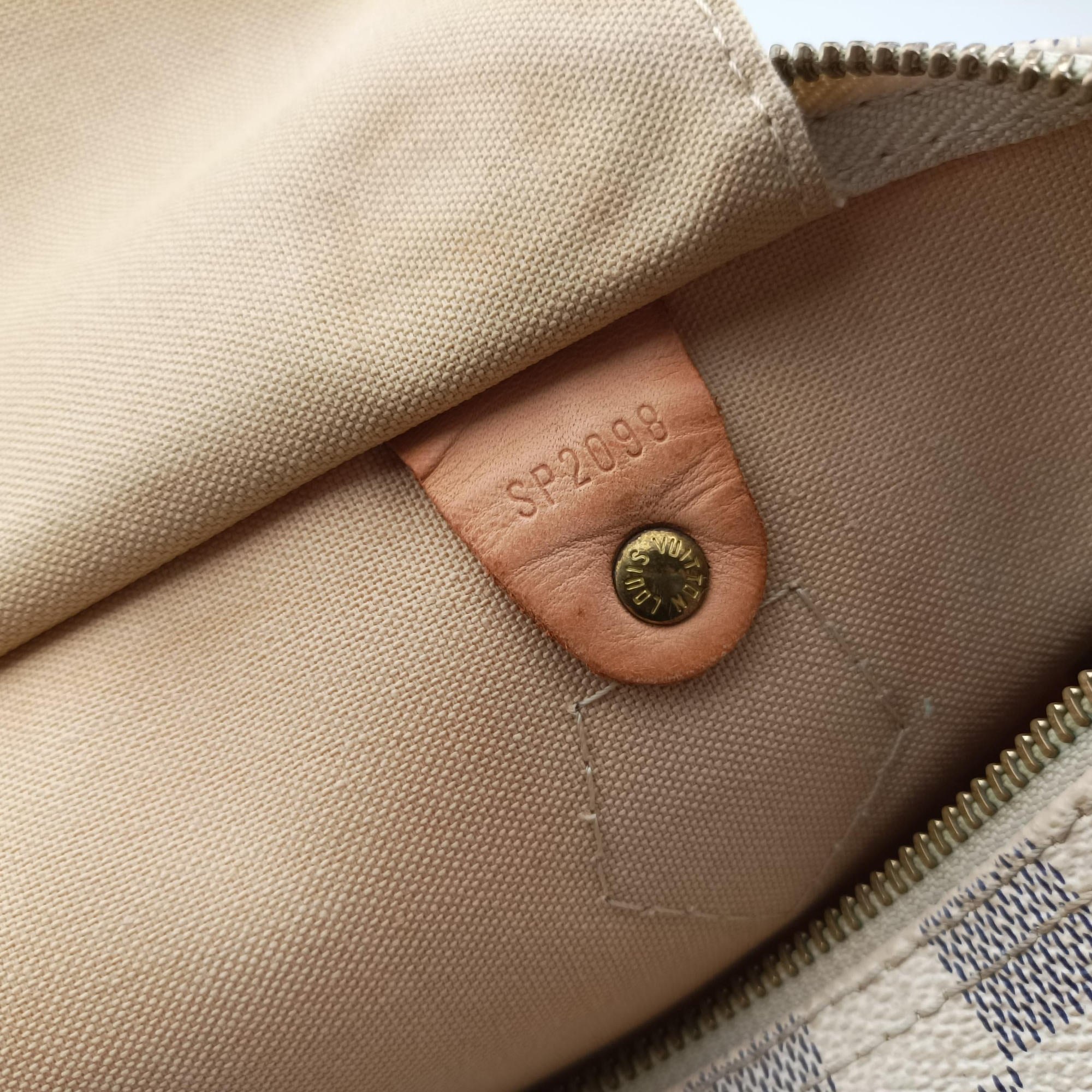 Secondhand Louis Vuitton Speedy 30 AZUR Damier Canvas N41533 shoulderbag | stylenewstar
