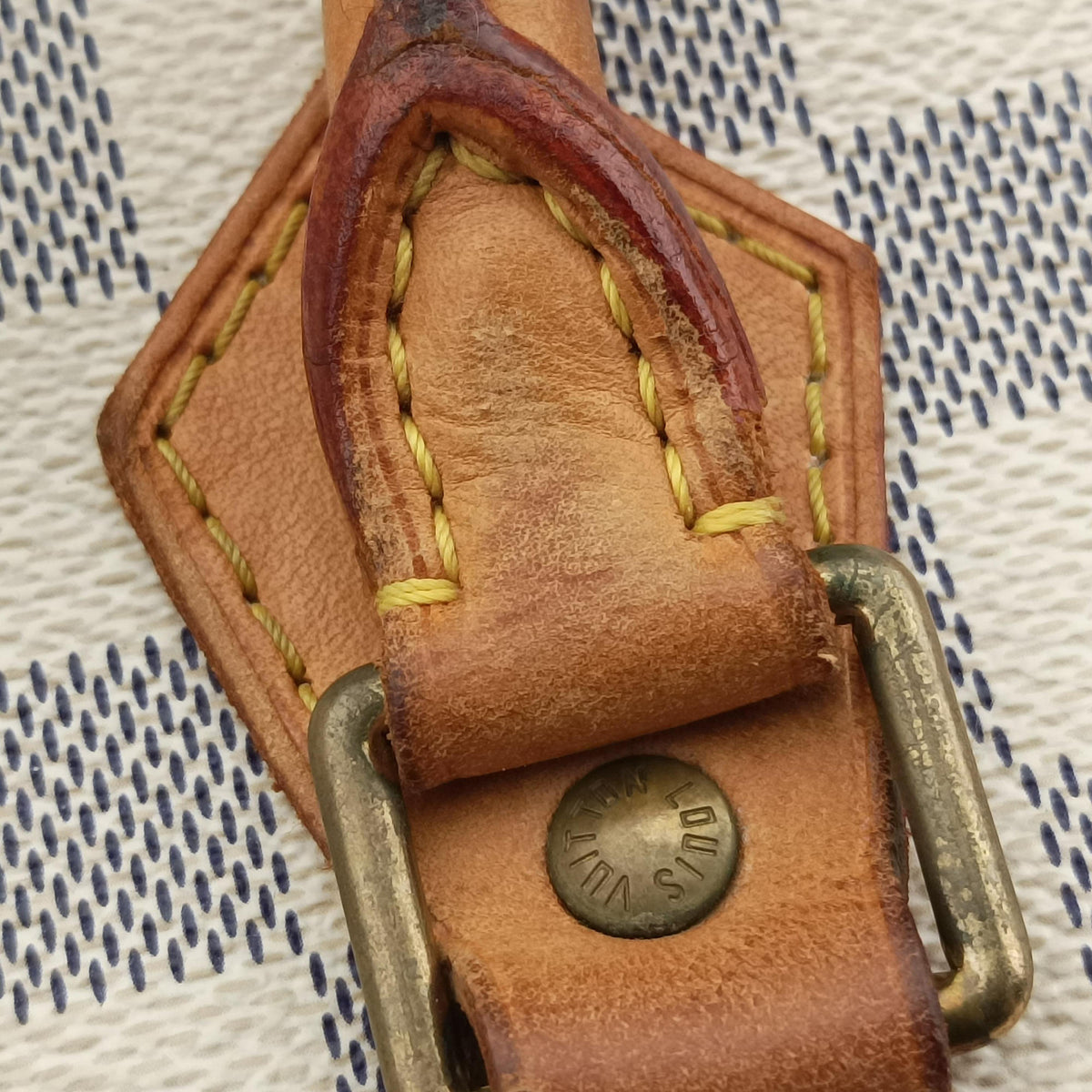 Secondhand Louis Vuitton Speedy 30 AZUR Damier Canvas N41533 shoulderbag | stylenewstar