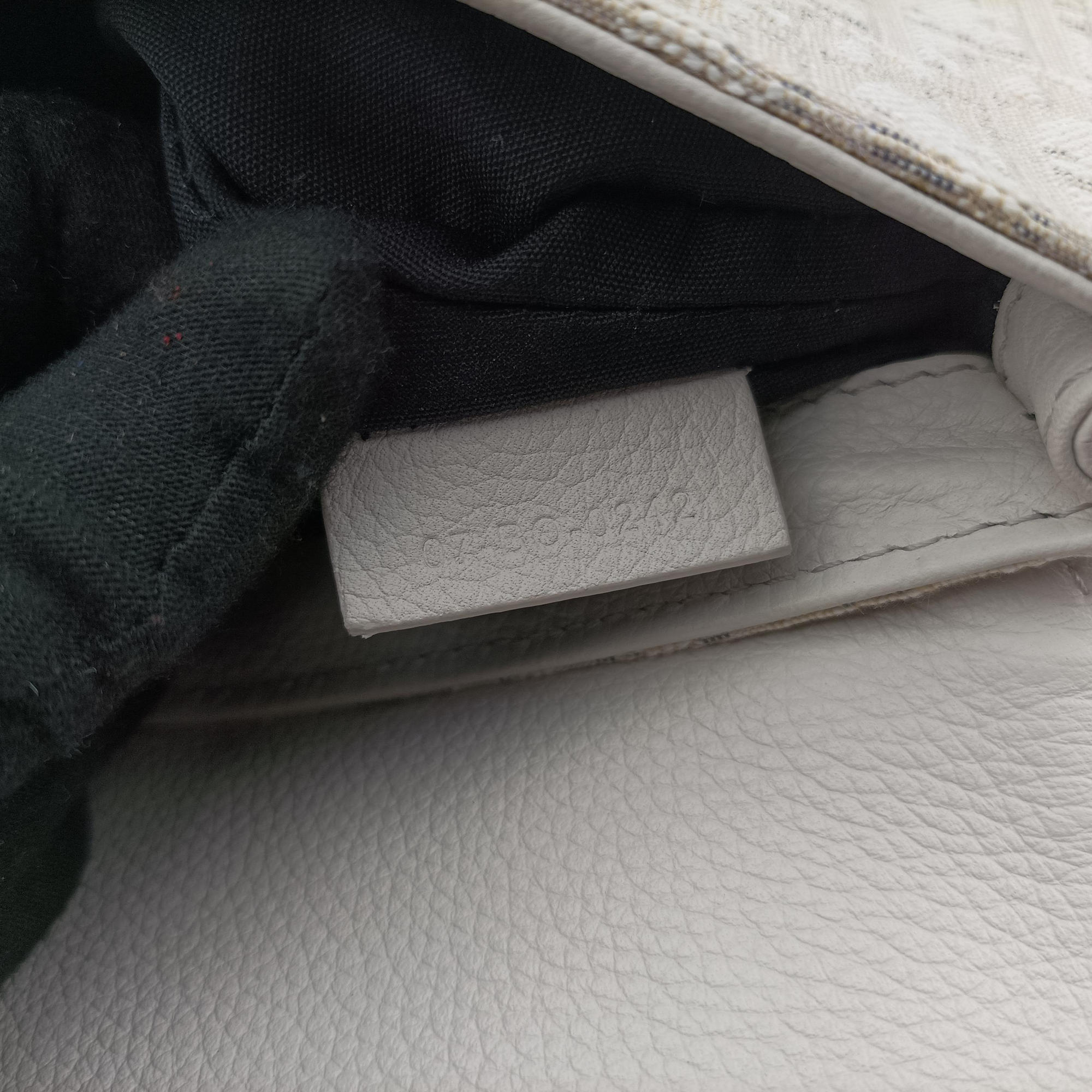 Secondhand Christian Dior Saddle White Jacquard × Leather  bum bag/waist bag | stylenewstar