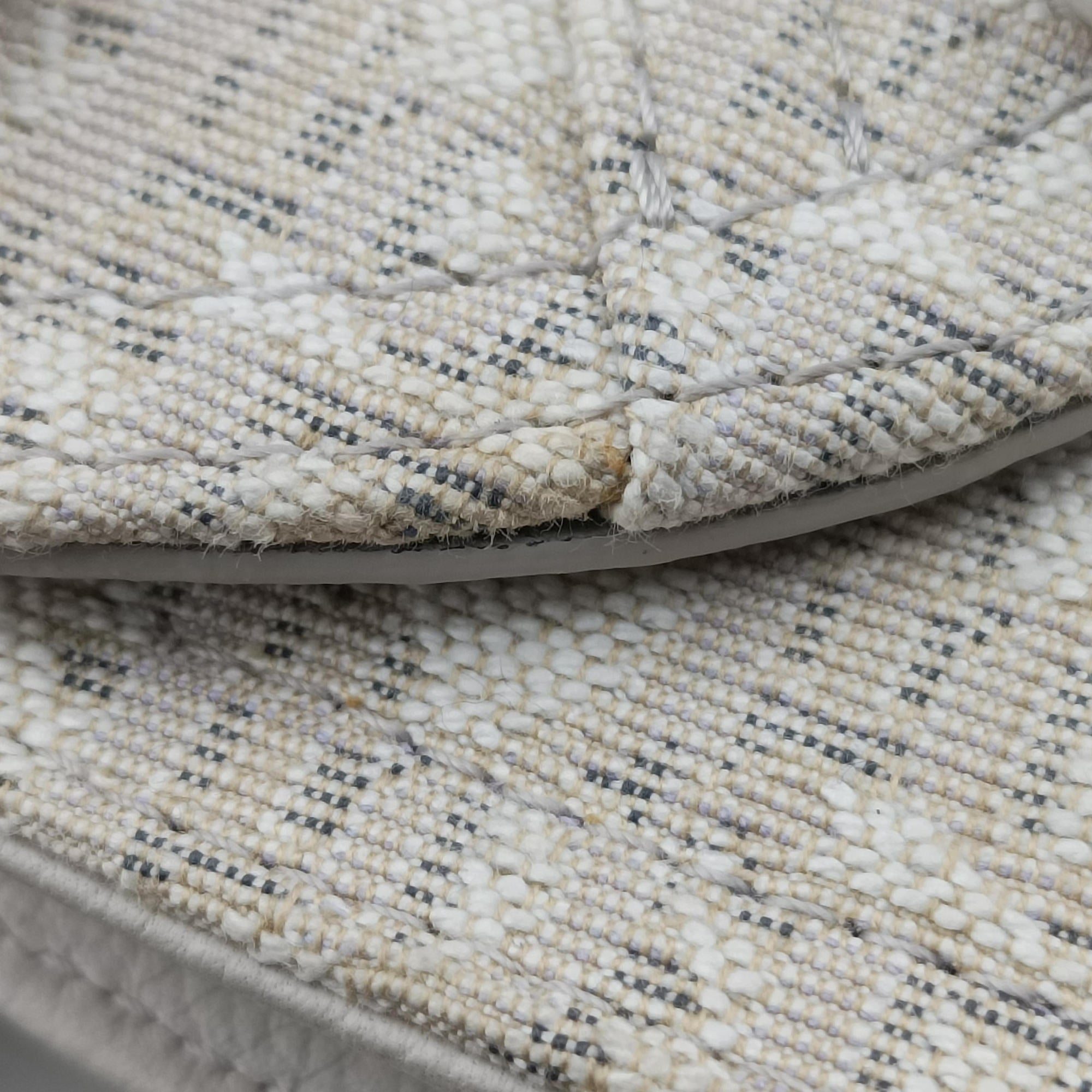 Secondhand Christian Dior Saddle White Jacquard × Leather  bum bag/waist bag | stylenewstar