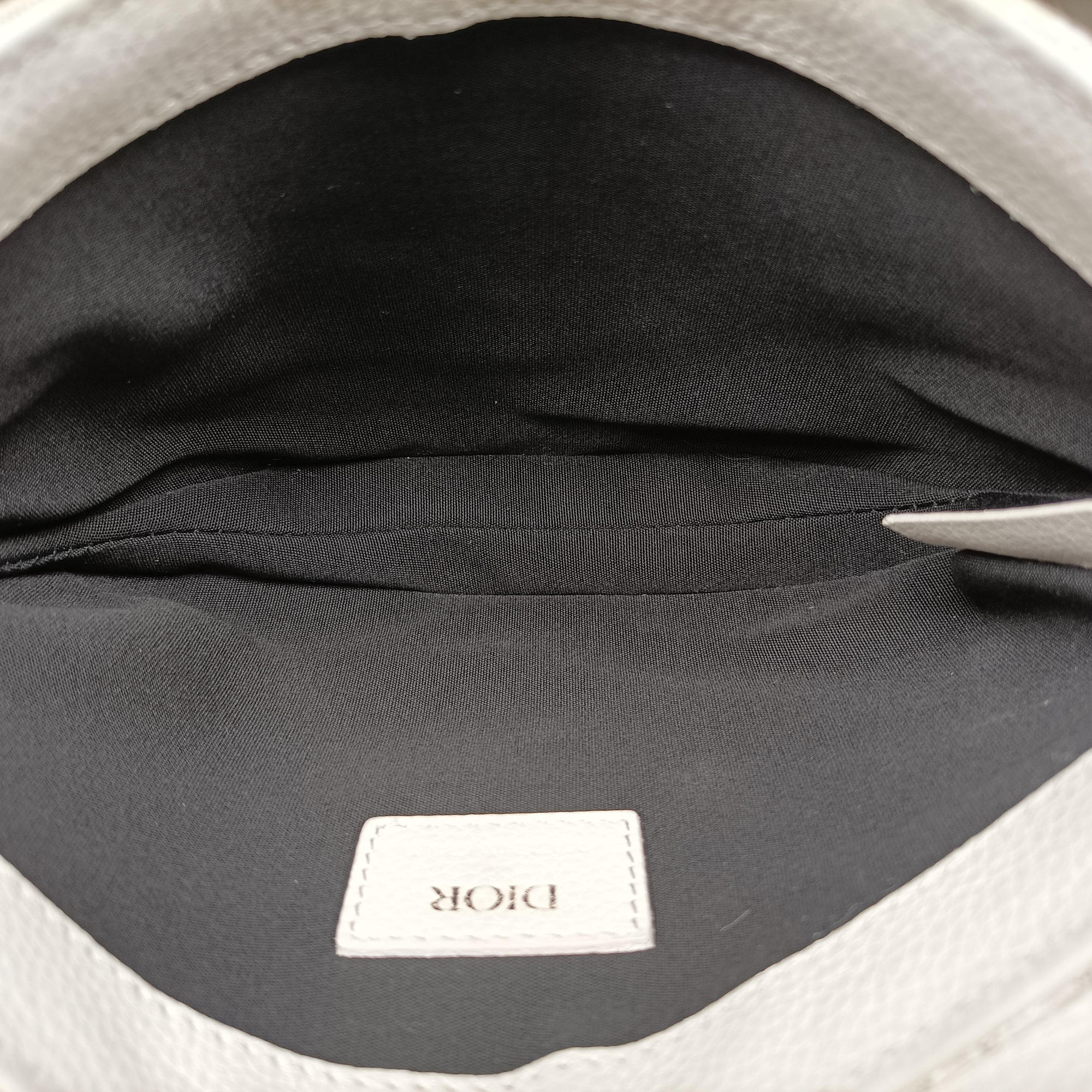 Secondhand Christian Dior Saddle White Jacquard × Leather  bum bag/waist bag | stylenewstar