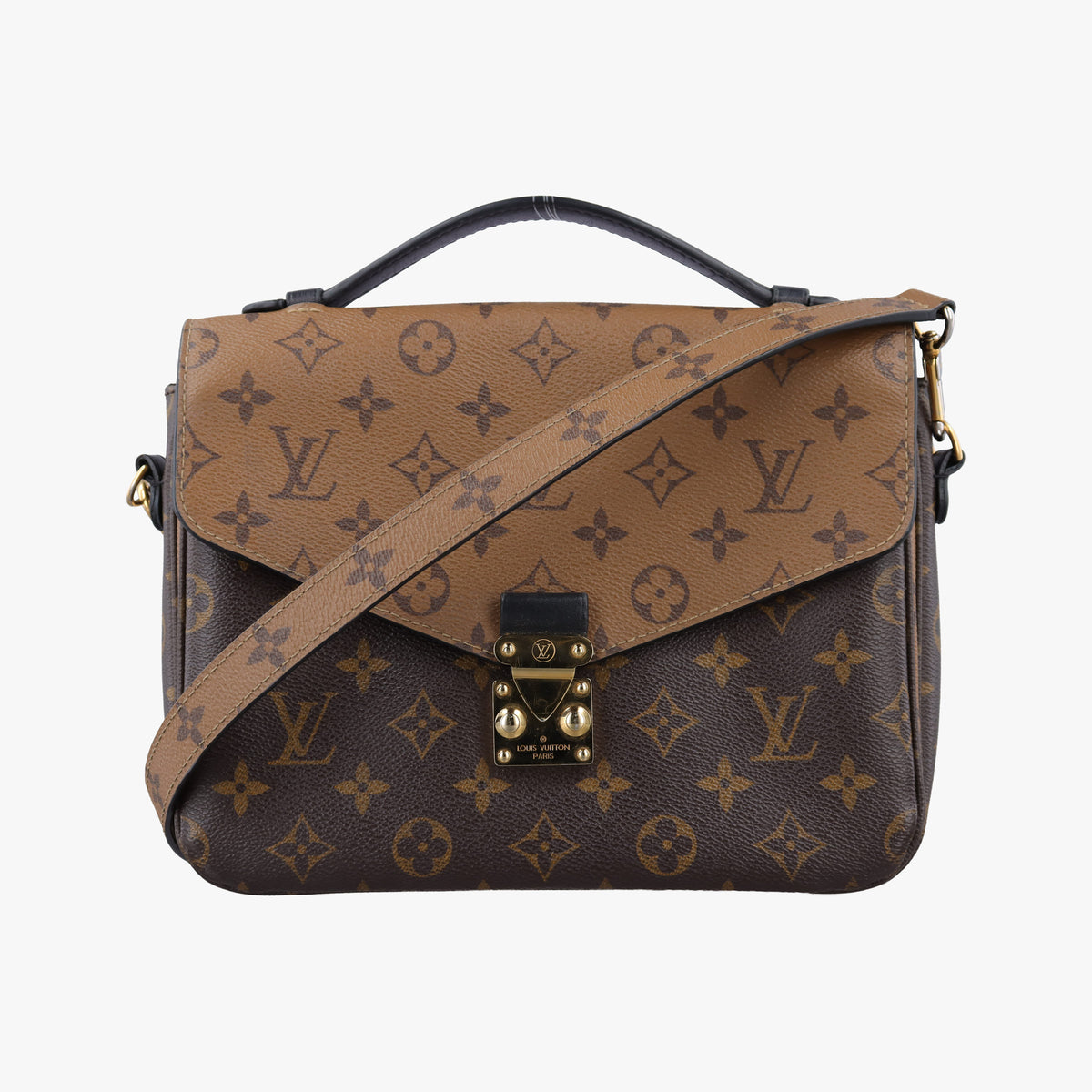 Pre-owned Louis Vuitton Pochette Metis MM Brown Monogram Canvas M44876 shoulderbag | stylenewstar