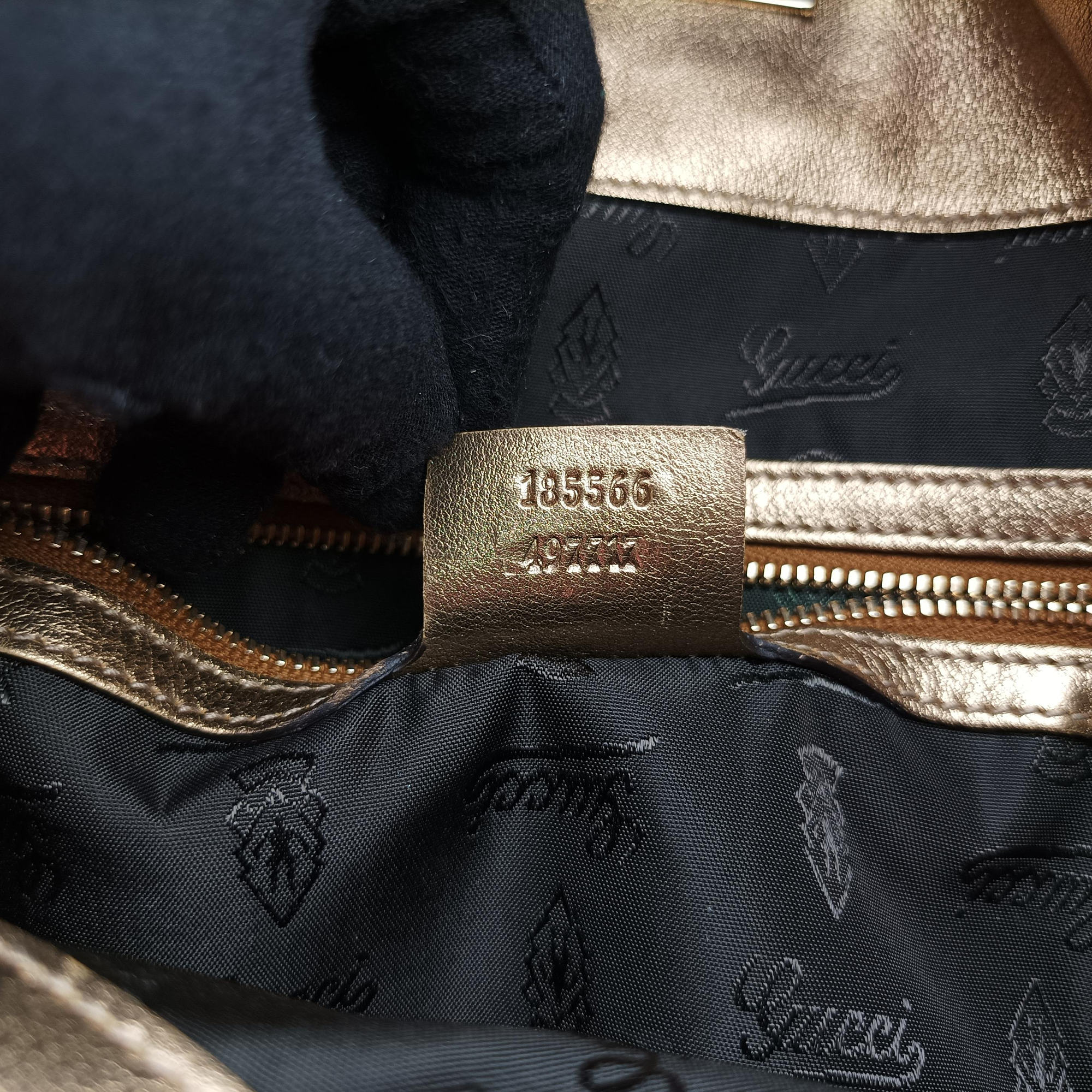 Pre-owned Gucci Indy Babouska Brown PVC coated canvas 185566 shoulderbag | stylenewstar