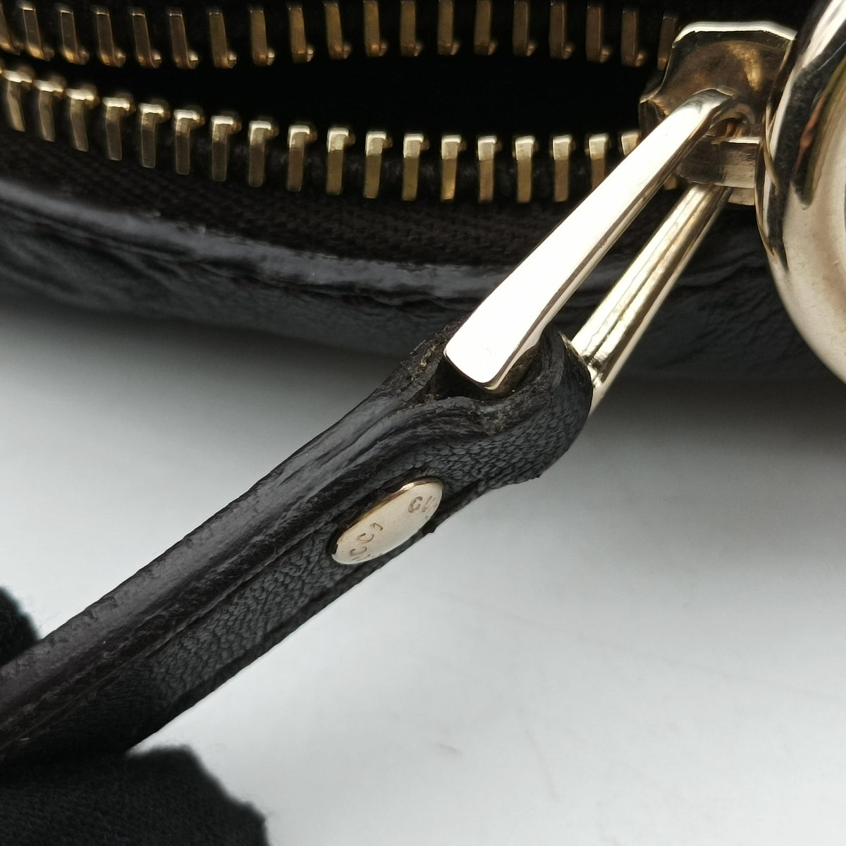 Pre-owned Gucci Diamante Black Leather 208463 shoulderbag | stylenewstar