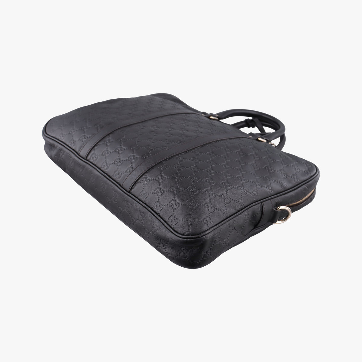 Pre-owned Gucci Diamante Black Leather 208463 shoulderbag | stylenewstar