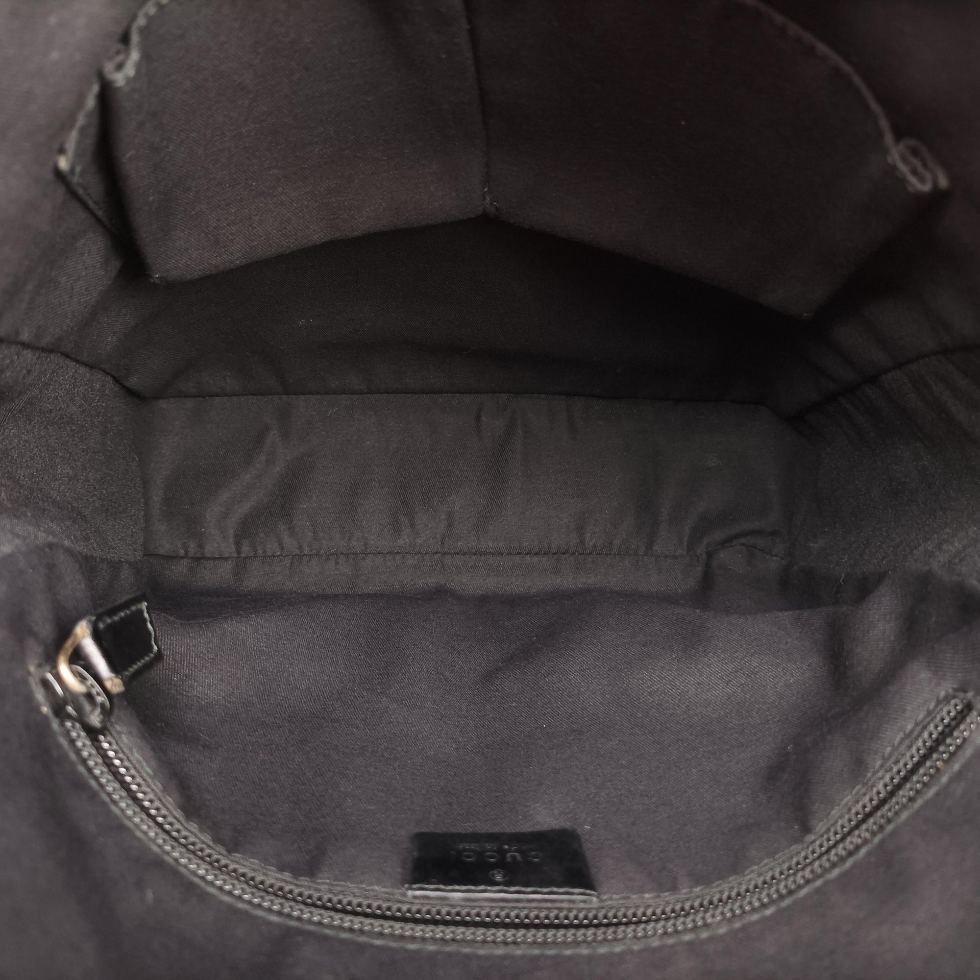 Vintage Gucci GG Imprime Messenger Black Leather 201448 shoulderbag | stylenewstar