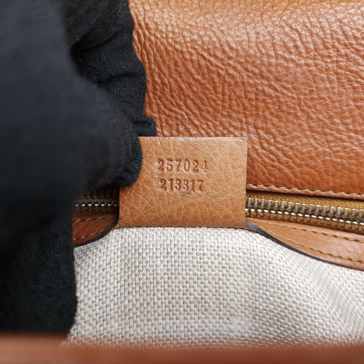 Pre-owned Gucci Marrakech Messenger Beige x Brown canvas x Leather 257024 shoulderbag | stylenewstar