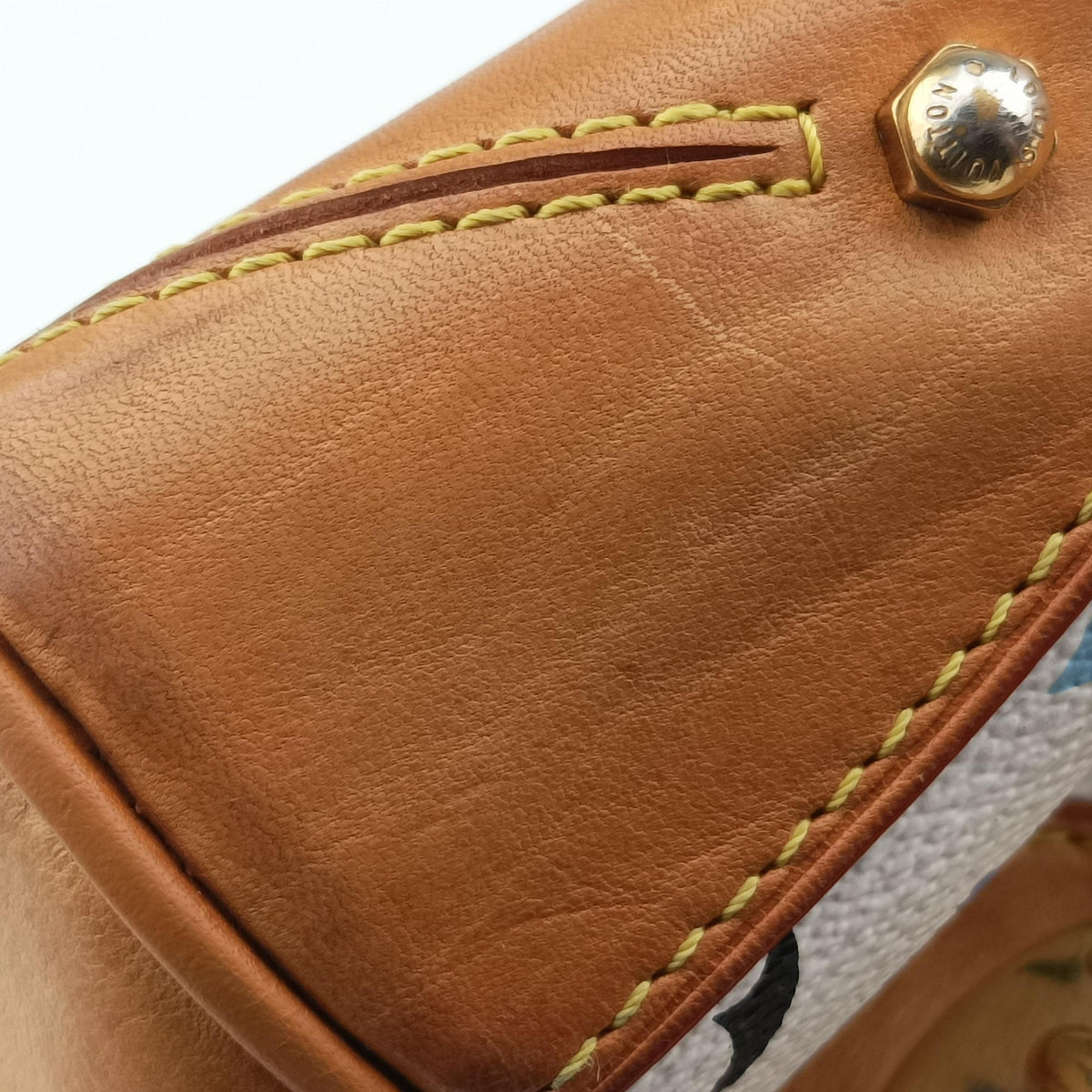 Pre-owned Louis Vuitton CLAUDIA white Monogram Multicolor M40193 shoulderbag | stylenewstar