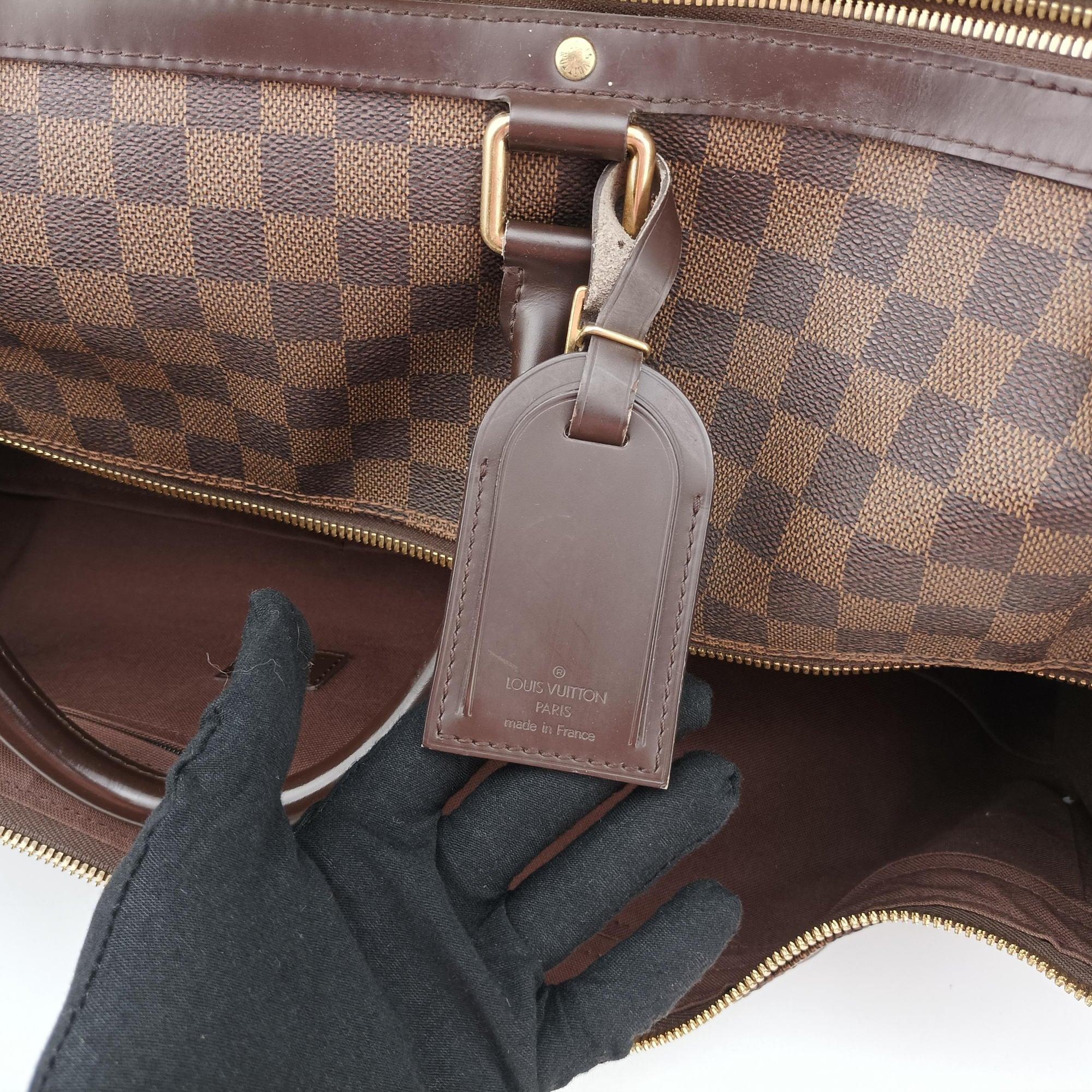 Pre-owned Louis Vuitton Eole 50 Damier Ebene Damier Canvas N23205 suitcase | stylenewstar