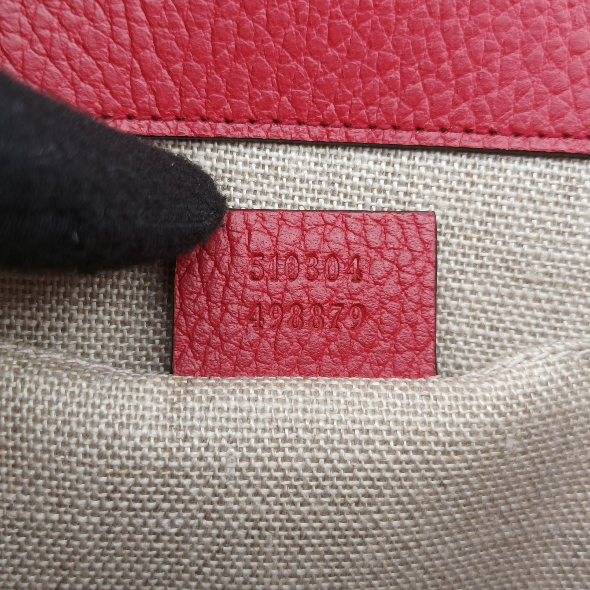 Pre-owned Gucci Interlocking G Red Leather 510304 shoulderbag | stylenewstar