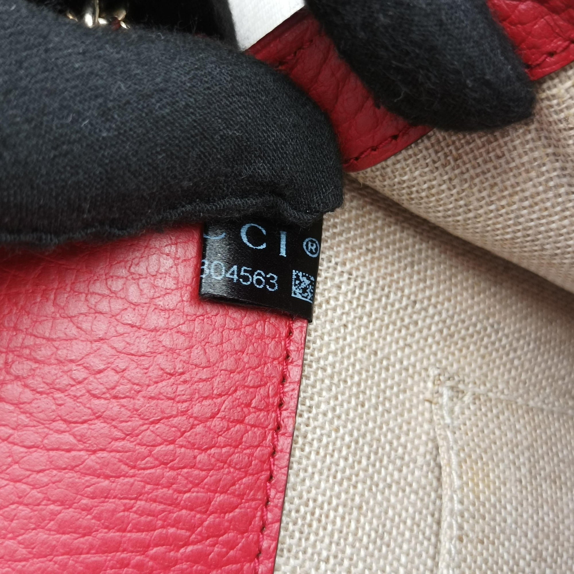 Pre-owned Gucci Interlocking G Red Leather 510304 shoulderbag | stylenewstar