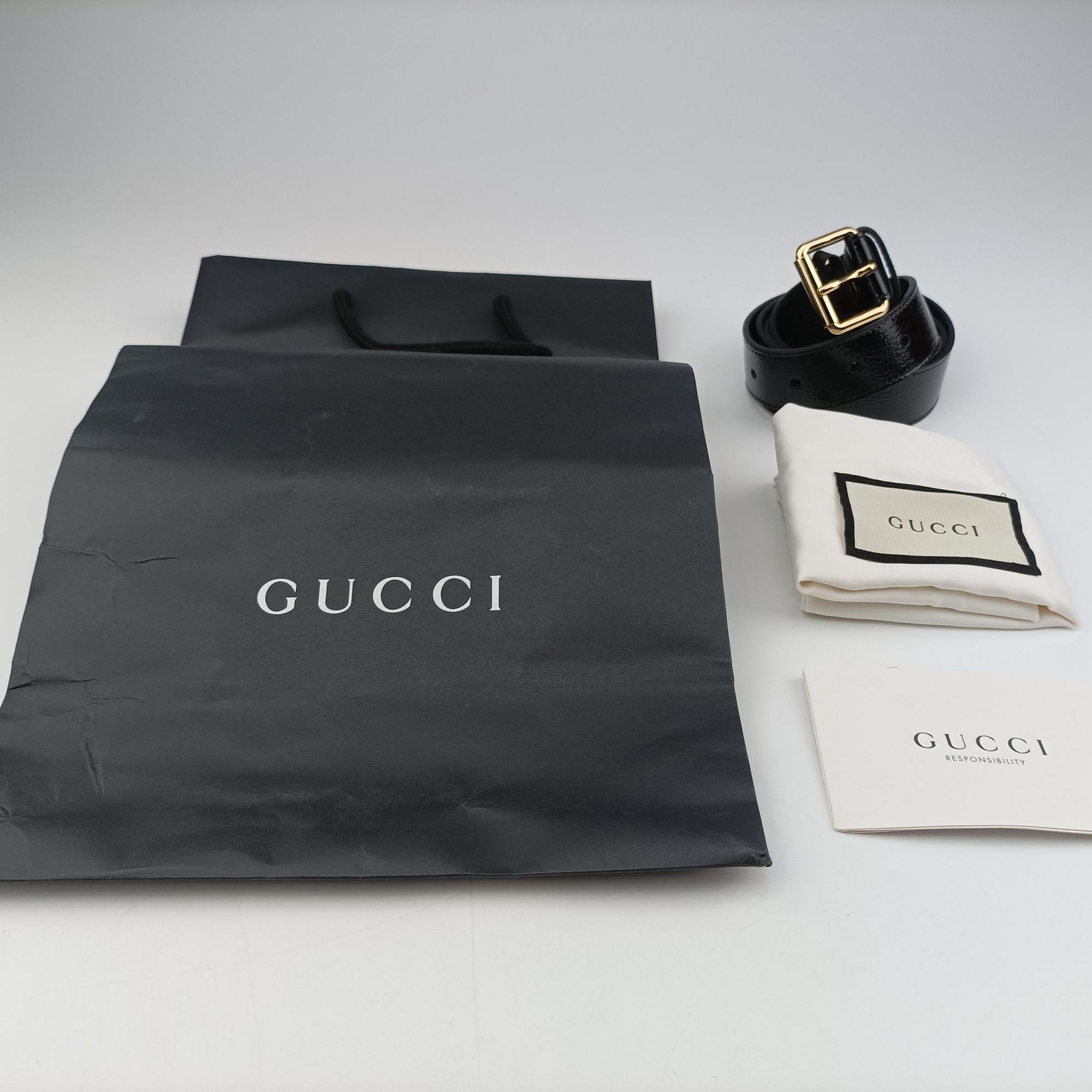 Pre-owned Gucci Ophidia Red×Black Suede× Leather 517076 bum bag/waist bag | stylenewstar