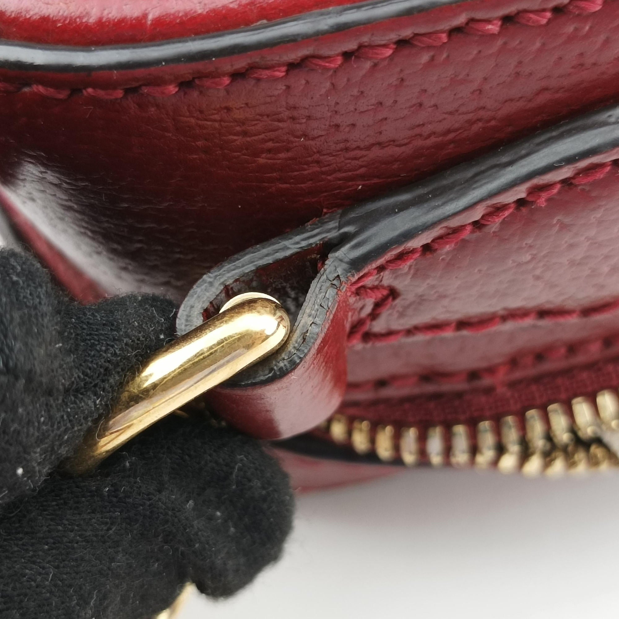 Pre-owned Gucci Doraemon collaboration Red×beige×multi PVC coated canvas×Leather 655596 shoulderbag | stylenewstar