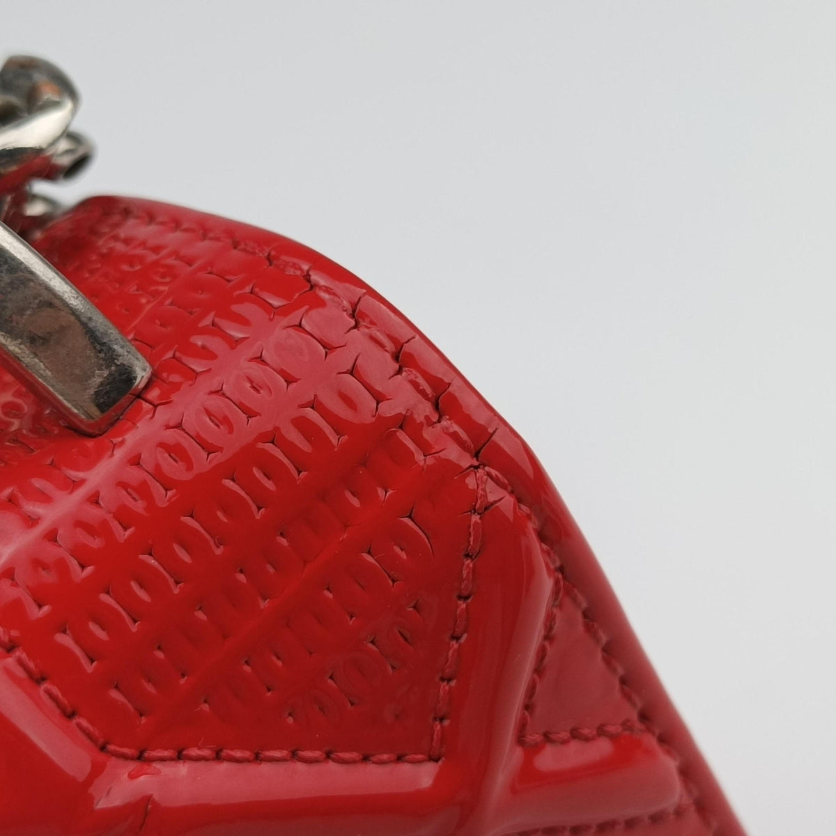 Secondhand Christian Dior Diorama Red Patent  shoulderbag | stylenewstar