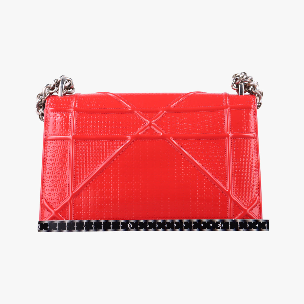 Secondhand Christian Dior Diorama Red Patent  shoulderbag | stylenewstar