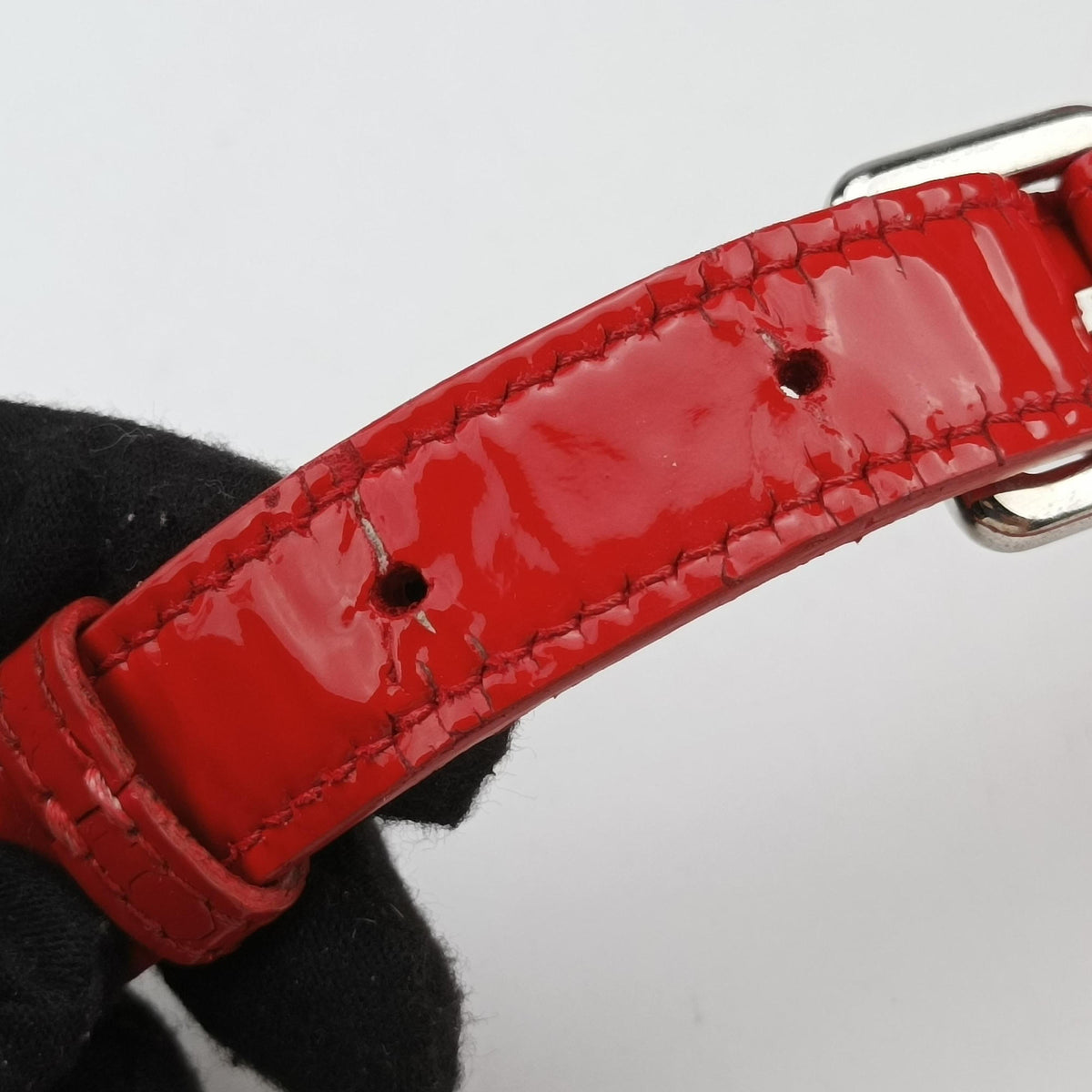 Secondhand Christian Dior Diorama Red Patent  shoulderbag | stylenewstar