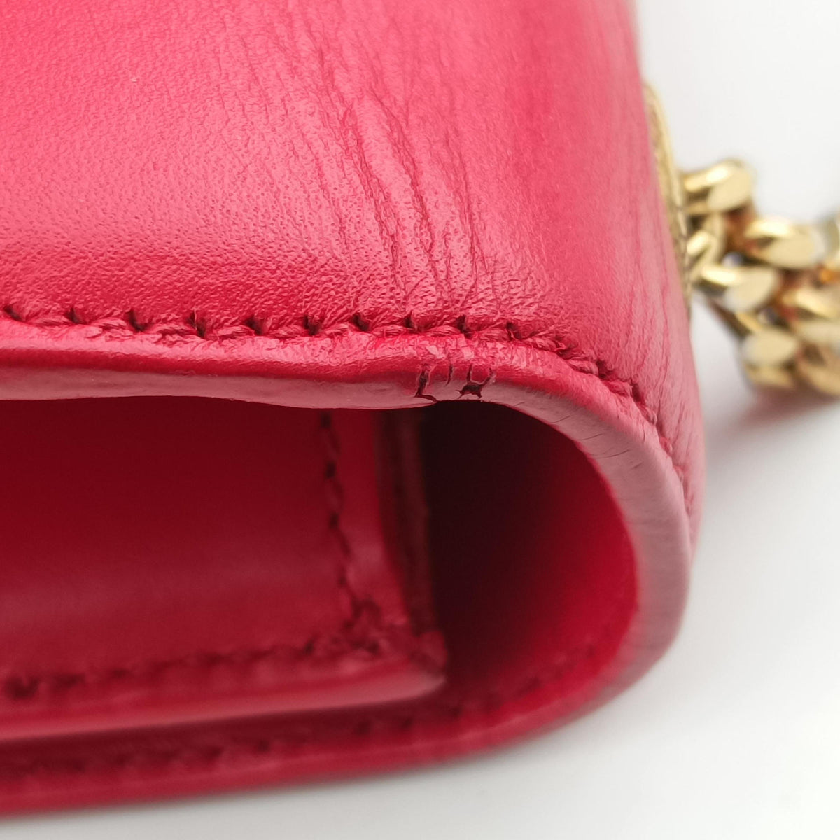 Pre-owned Yves Saint Laurent KATE Red Leather 354119 shoulderbag | stylenewstar
