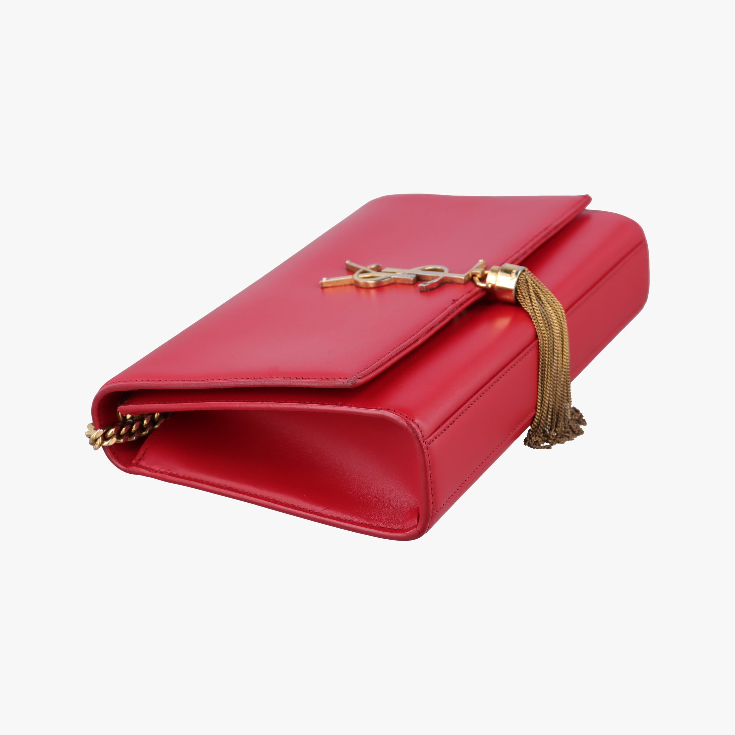 Pre-owned Yves Saint Laurent KATE Red Leather 354119 shoulderbag | stylenewstar