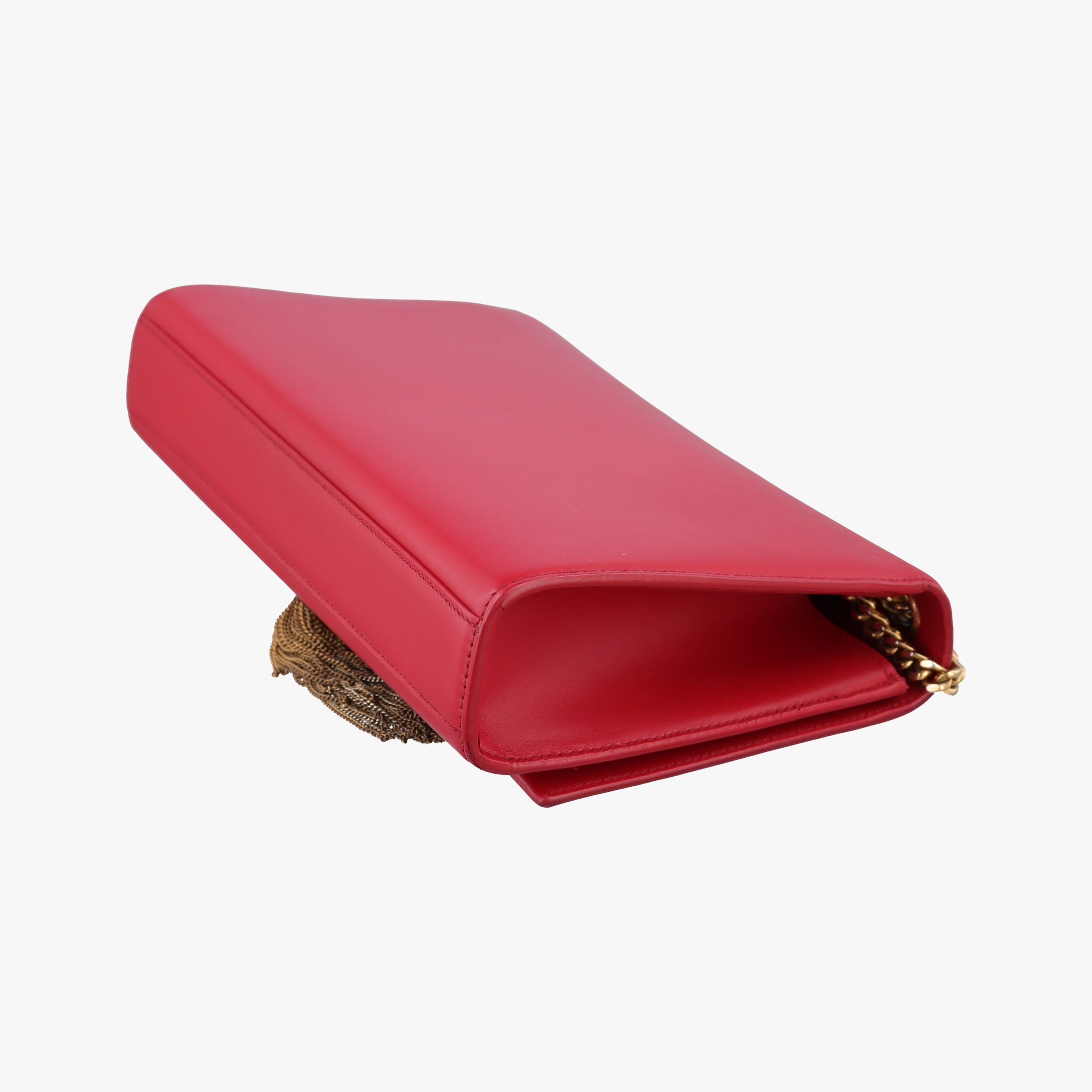 Pre-owned Yves Saint Laurent KATE Red Leather 354119 shoulderbag | stylenewstar