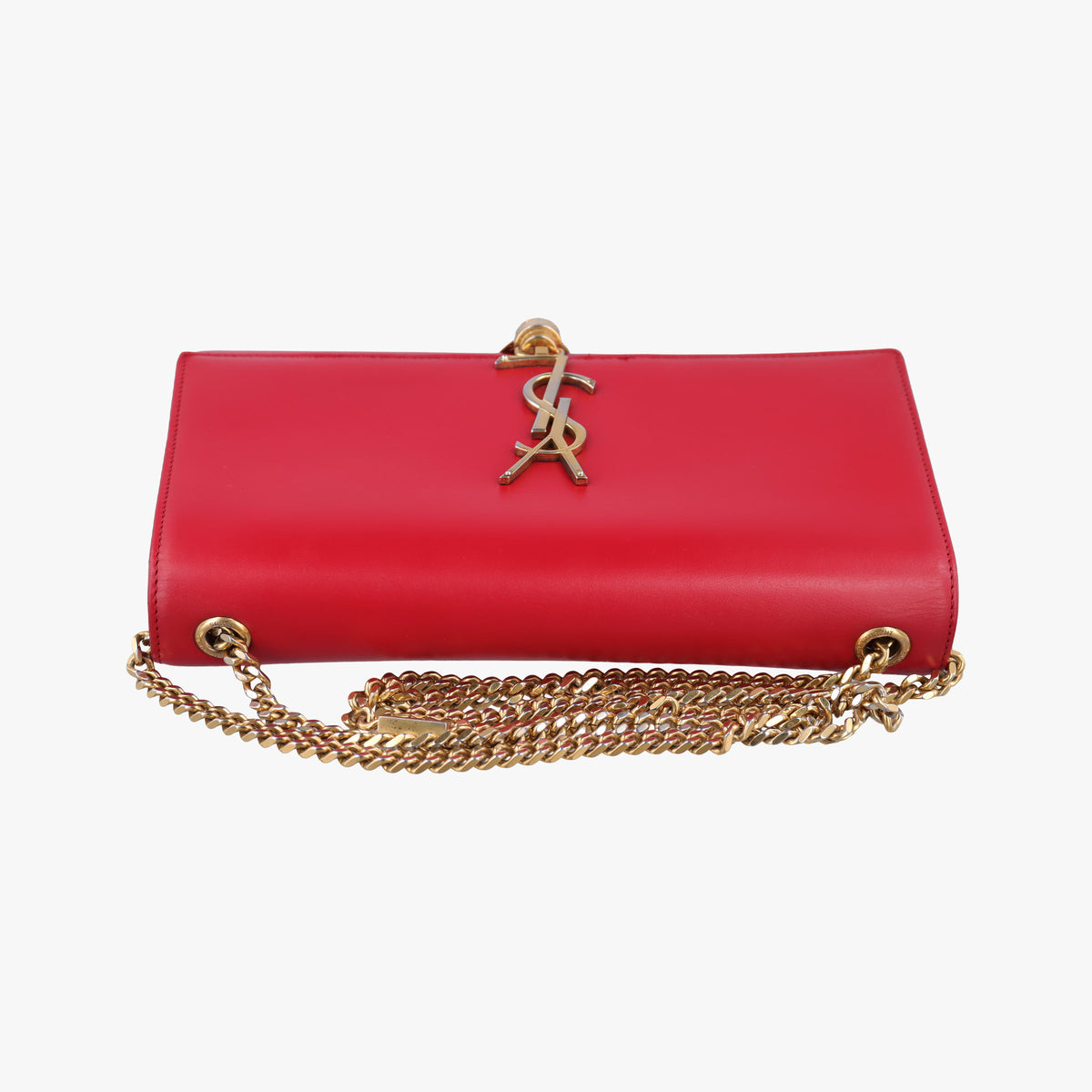Pre-owned Yves Saint Laurent KATE Red Leather 354119 shoulderbag | stylenewstar