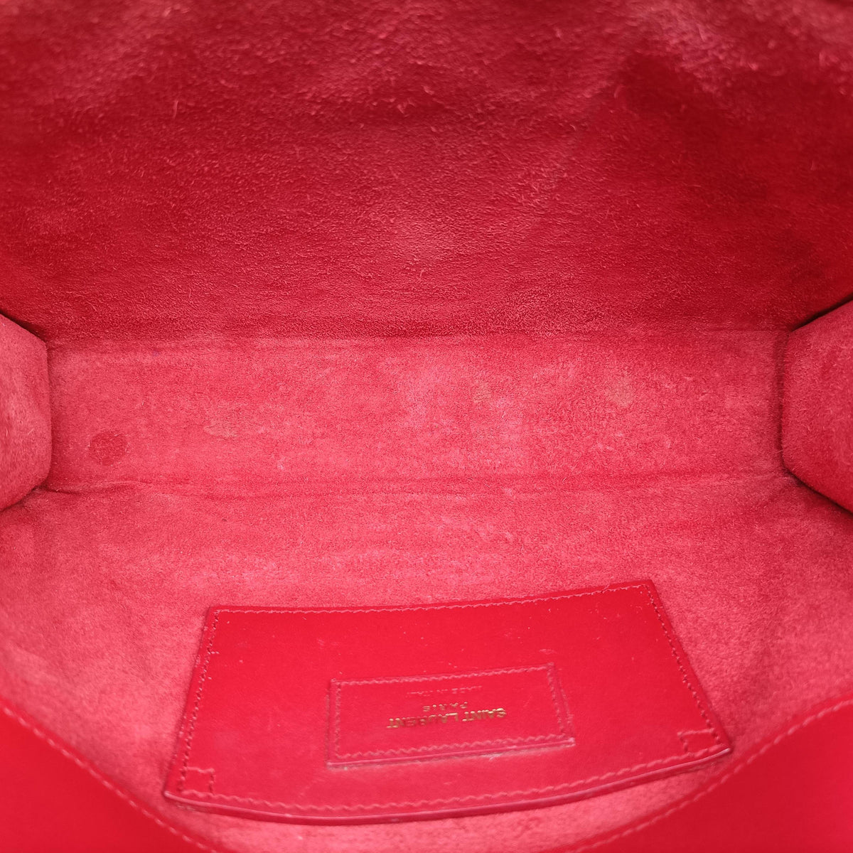 Pre-owned Yves Saint Laurent KATE Red Leather 354119 shoulderbag | stylenewstar