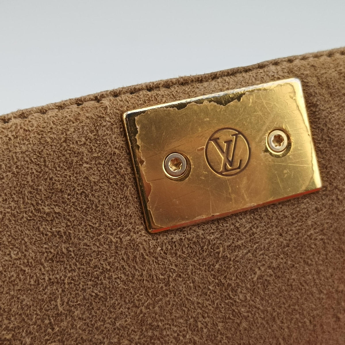 Pre-owned Louis Vuitton MARIGNAN Brown×COQUELICOT Monogram Canvas×calf leather M44544 shoulderbag | stylenewstar