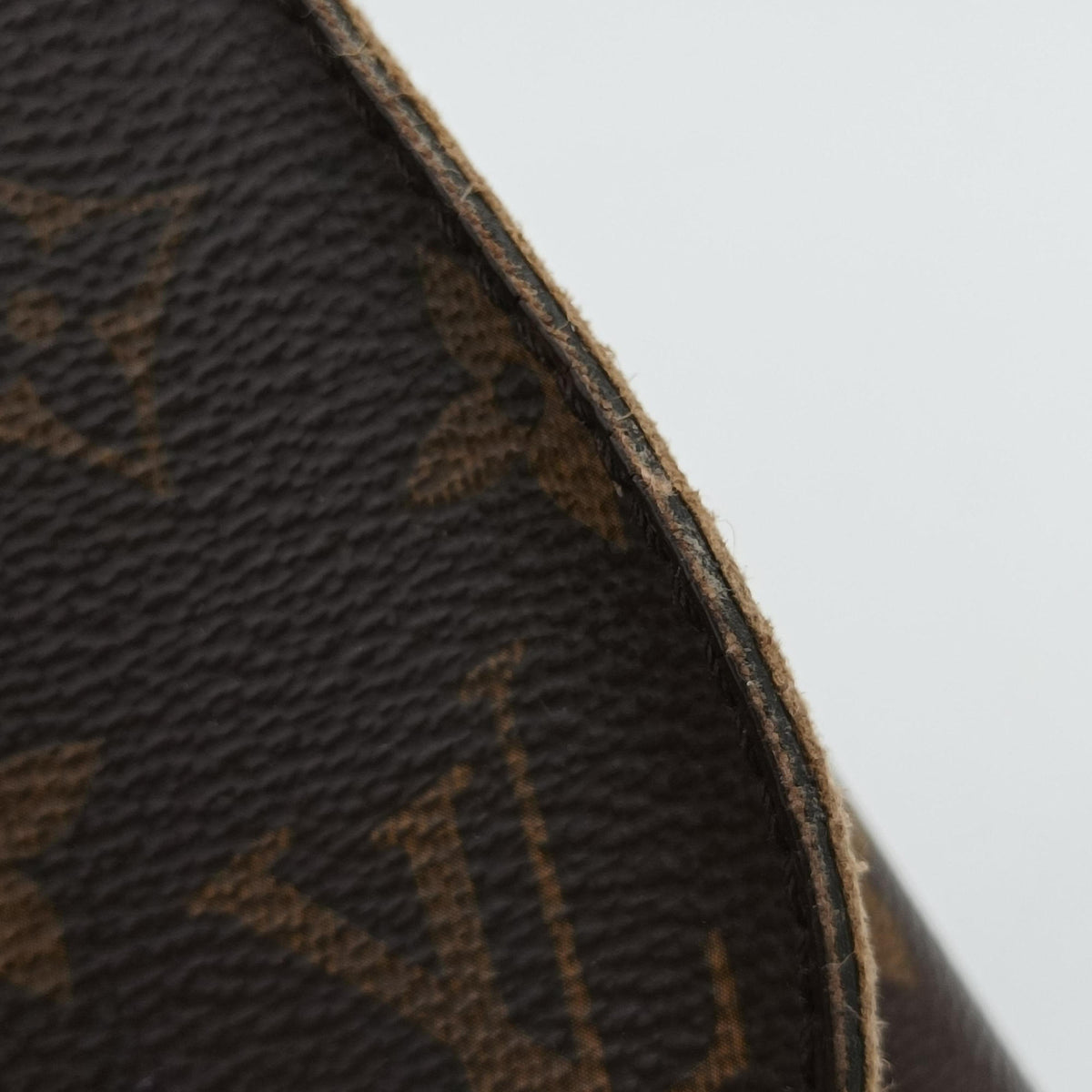 Pre-owned Louis Vuitton MARIGNAN Brown×COQUELICOT Monogram Canvas×calf leather M44544 shoulderbag | stylenewstar