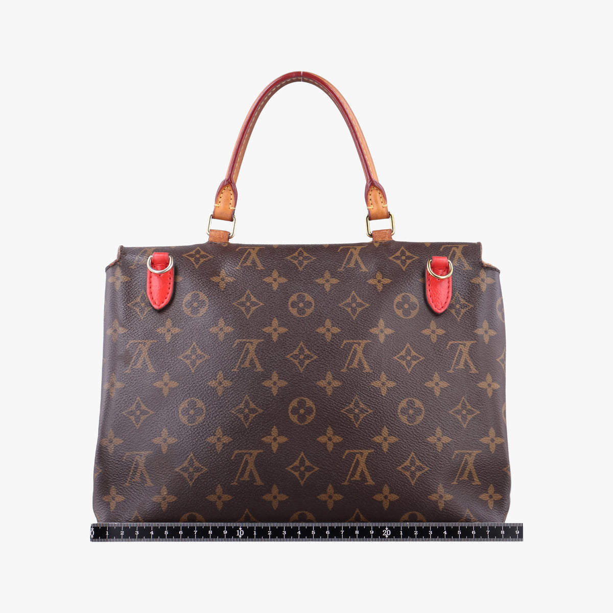 Pre-owned Louis Vuitton MARIGNAN Brown×COQUELICOT Monogram Canvas×calf leather M44544 shoulderbag | stylenewstar