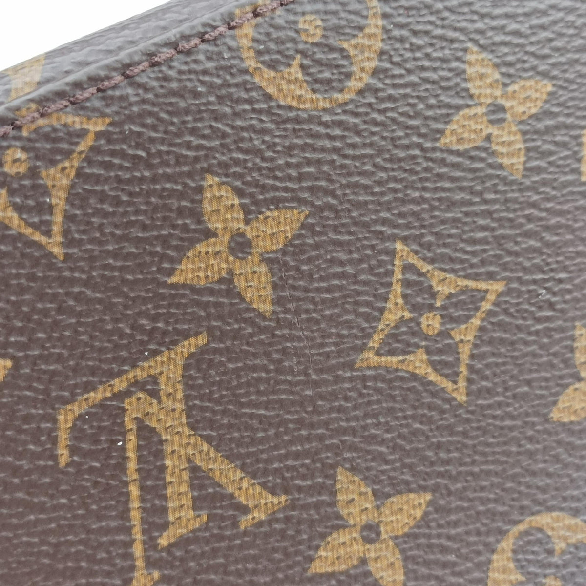 Pre-owned Louis Vuitton MARIGNAN Brown×COQUELICOT Monogram Canvas×calf leather M44544 shoulderbag | stylenewstar