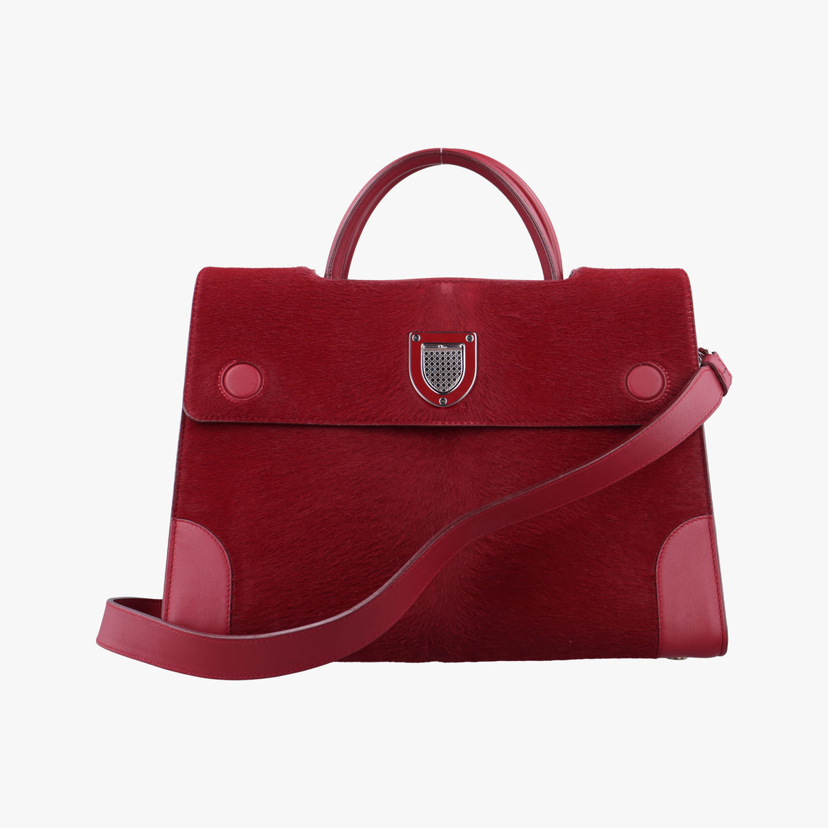 Vintage Christian Dior Diorever Red ponyhair  shoulderbag | stylenewstar