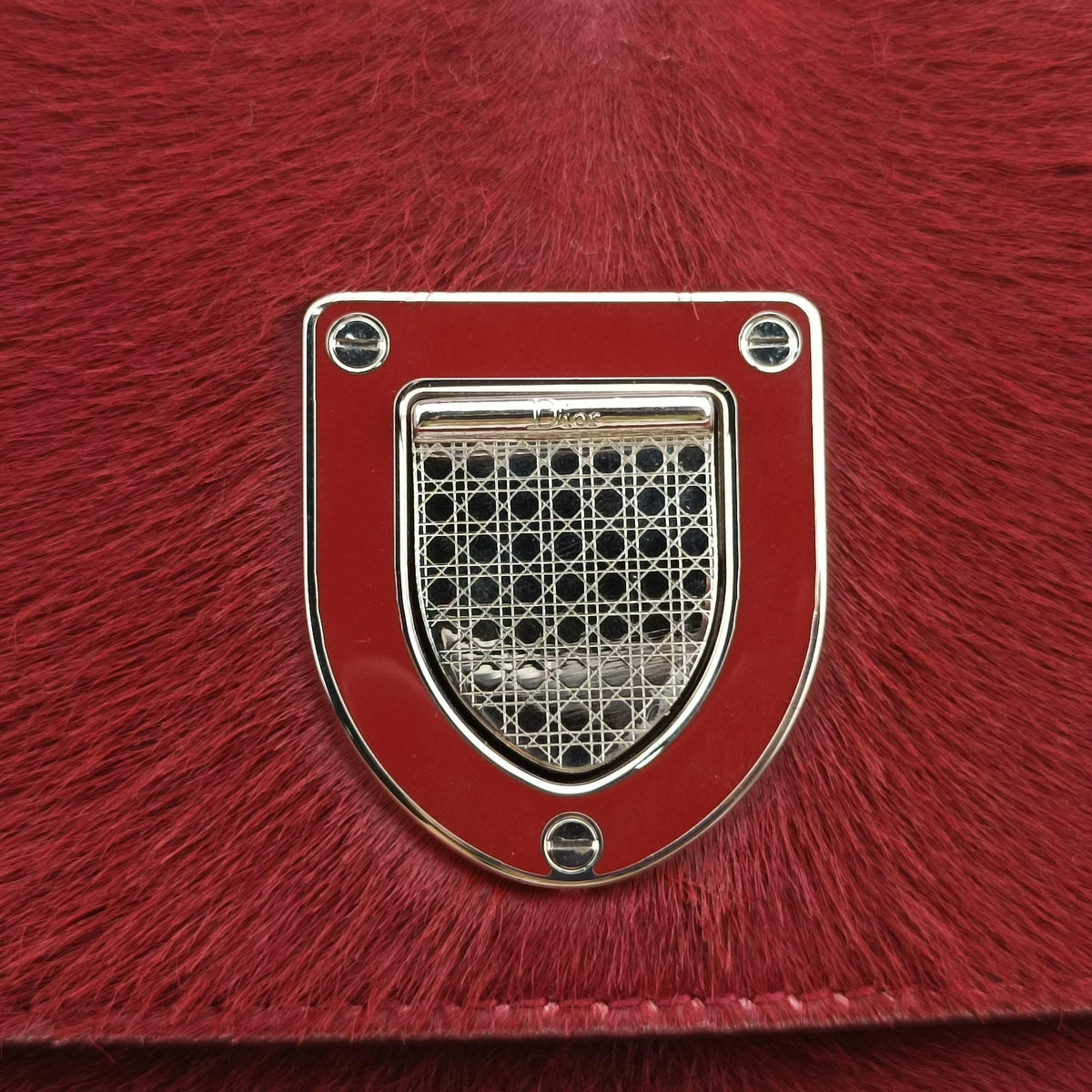 Vintage Christian Dior Diorever Red ponyhair  shoulderbag | stylenewstar