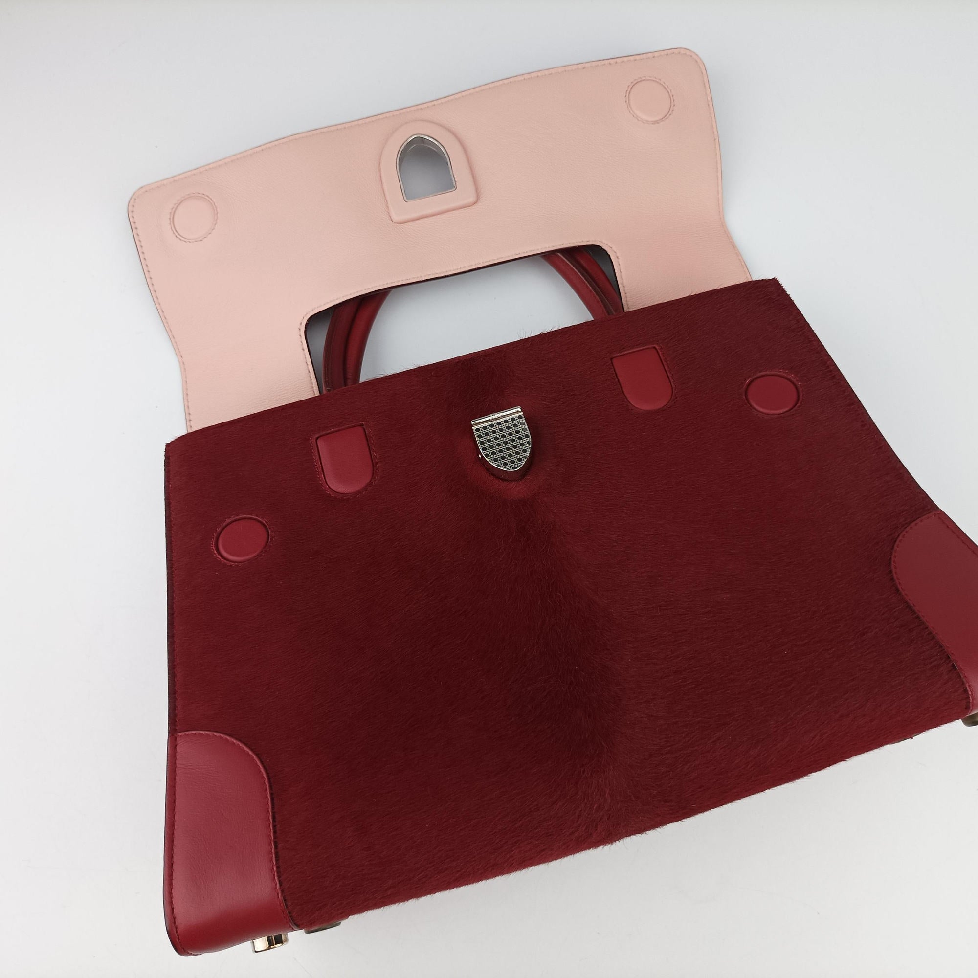 Vintage Christian Dior Diorever Red ponyhair  shoulderbag | stylenewstar