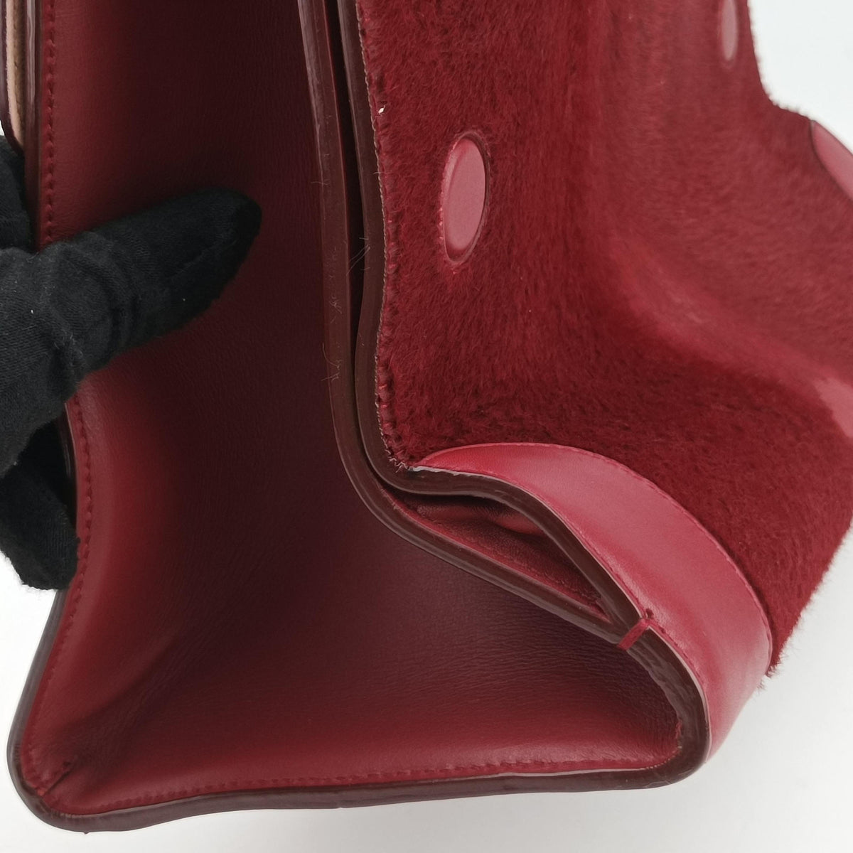 Vintage Christian Dior Diorever Red ponyhair  shoulderbag | stylenewstar