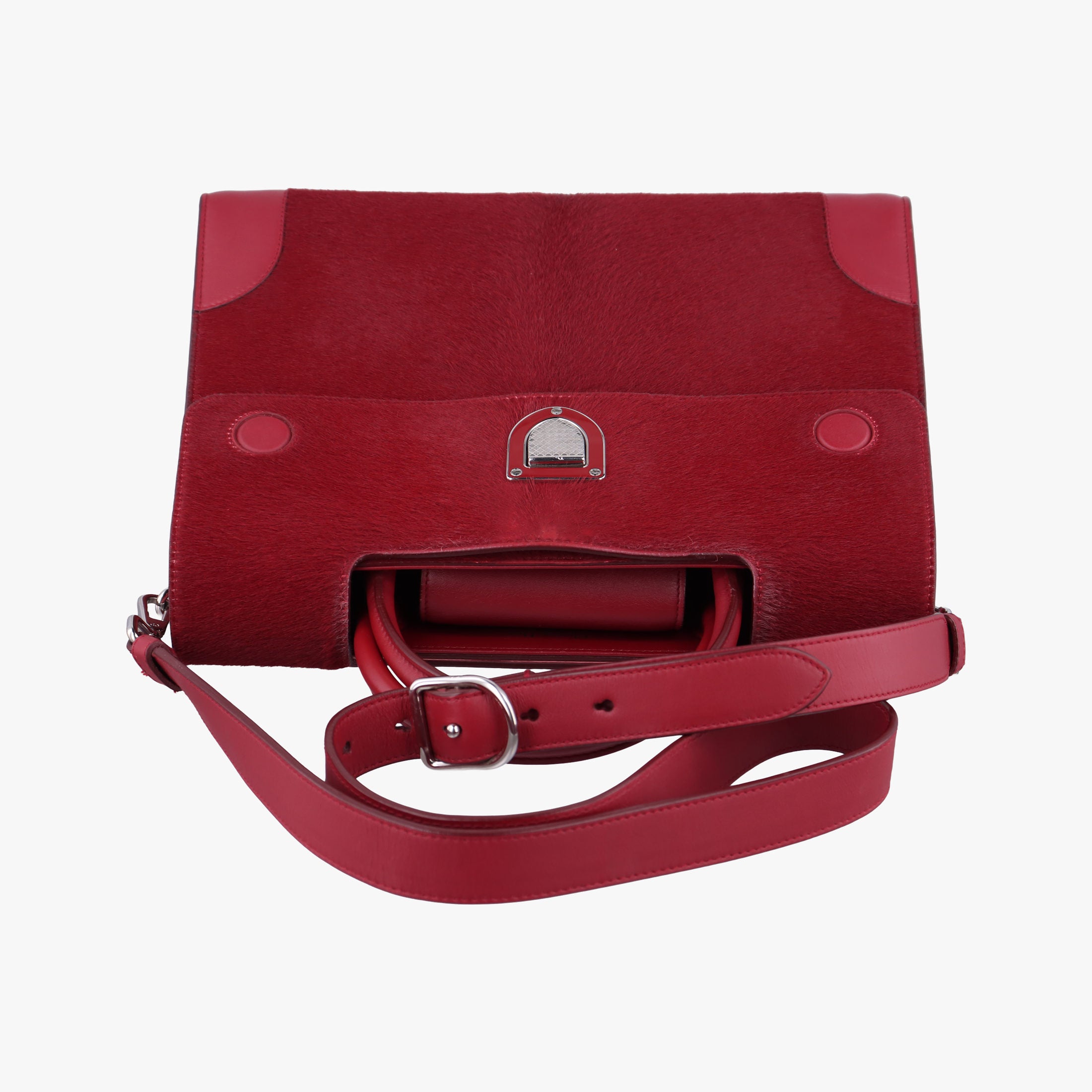 Vintage Christian Dior Diorever Red ponyhair  shoulderbag | stylenewstar