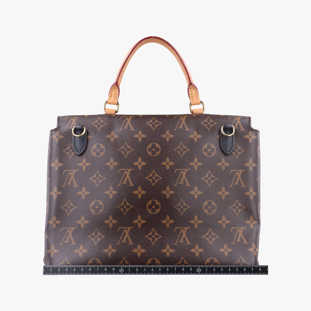 Secondhand Louis Vuitton MARIGNAN brown×black Monogram Canvas×calf leather M44259 shoulderbag | stylenewstar
