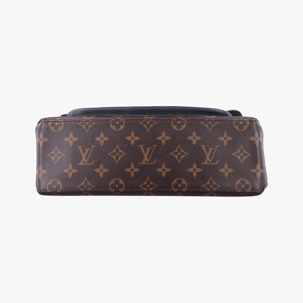 Secondhand Louis Vuitton MARIGNAN brown×black Monogram Canvas×calf leather M44259 shoulderbag | stylenewstar