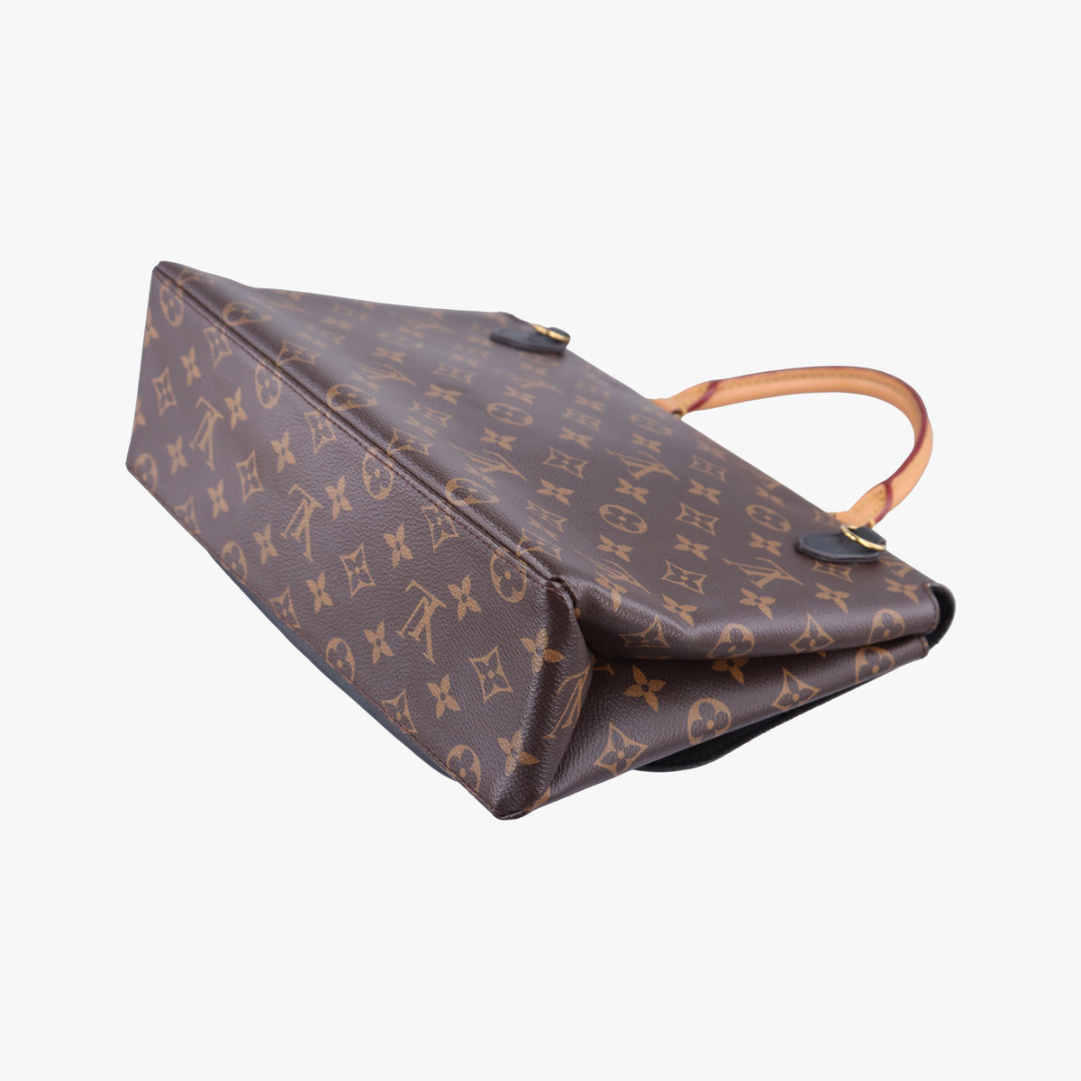 Secondhand Louis Vuitton MARIGNAN brown×black Monogram Canvas×calf leather M44259 shoulderbag | stylenewstar