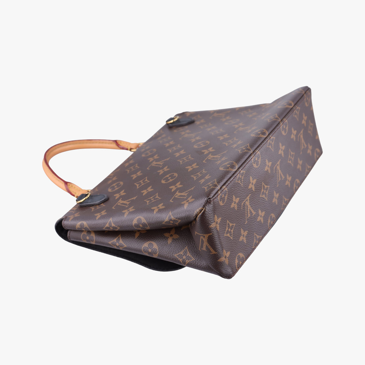 Secondhand Louis Vuitton MARIGNAN brown×black Monogram Canvas×calf leather M44259 shoulderbag | stylenewstar
