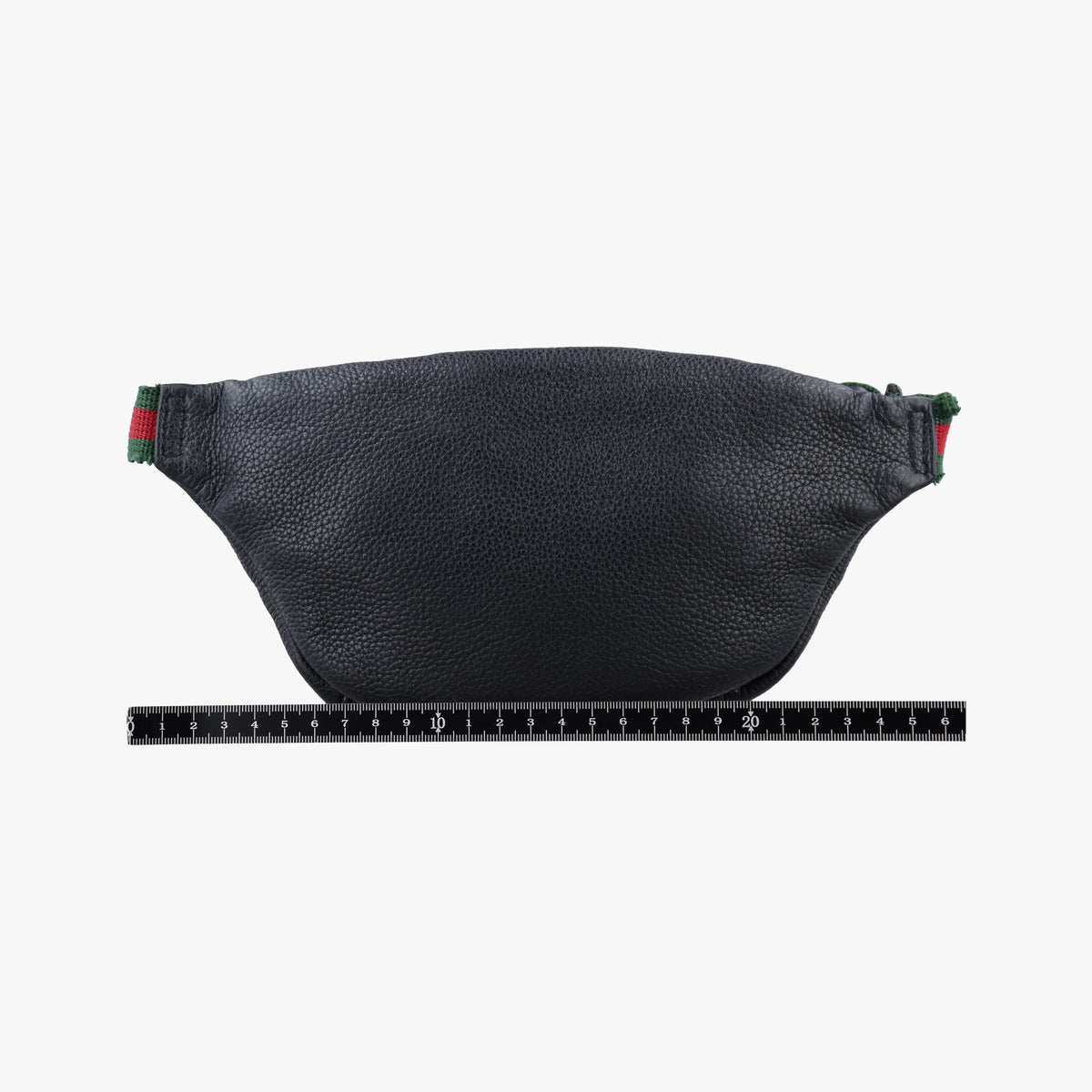 Secondhand Gucci Print Black Leather 527792 bum bag/waist bag | stylenewstar